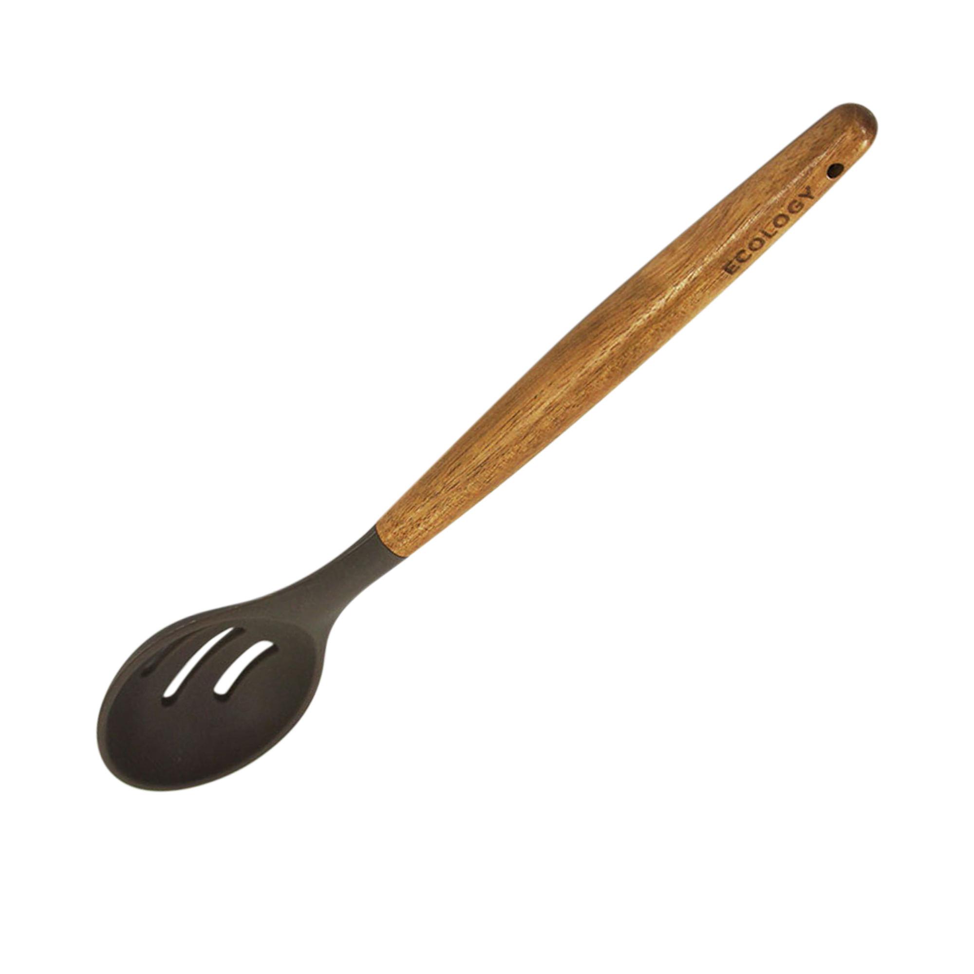 Ecology Acacia Provisions Silicone Slotted Spoon Image 1
