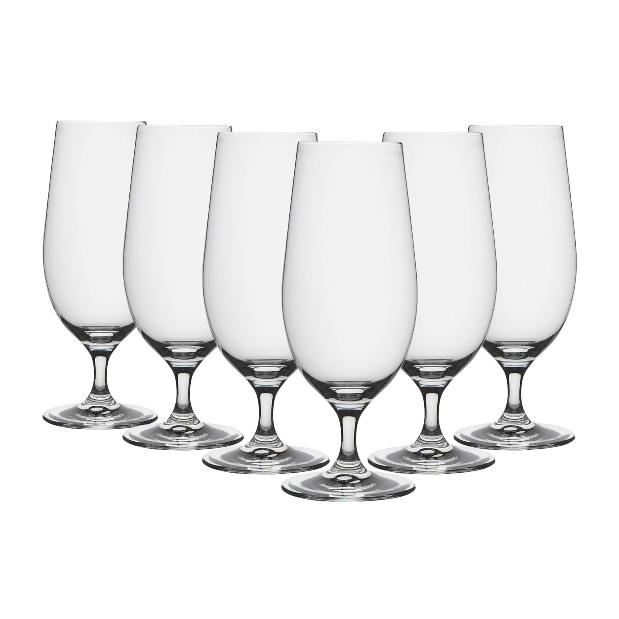 Ecology Classic Stem Beer Glass 460ml Set of 6 Image 1