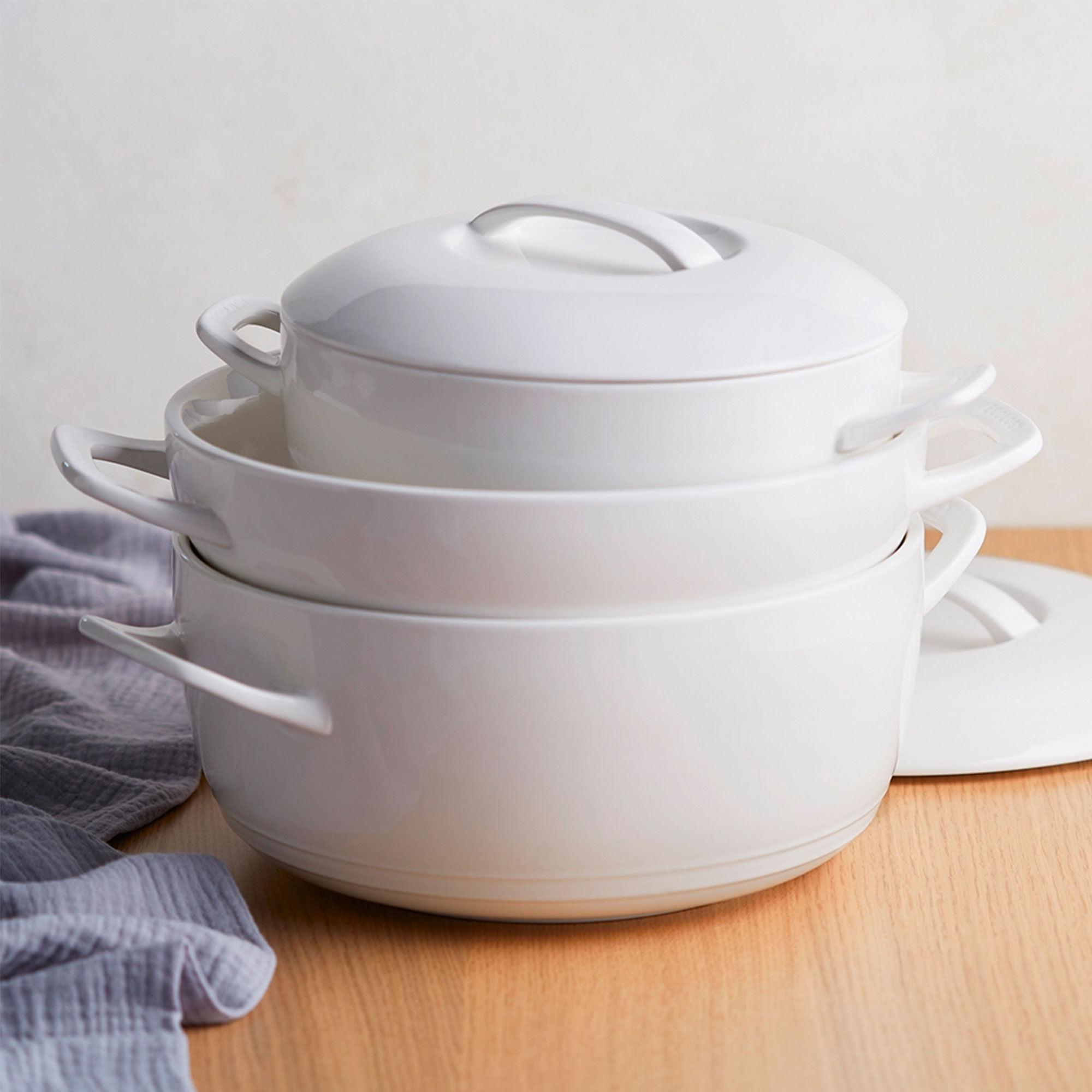 Ecology Signature Casserole with Lid 3.5L White Image 4