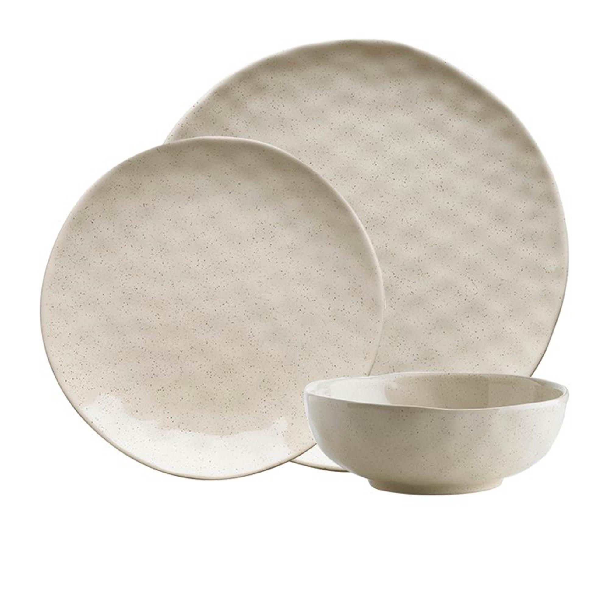 Ecology Speckle Dinner Set 12pc Oatmeal Image 1