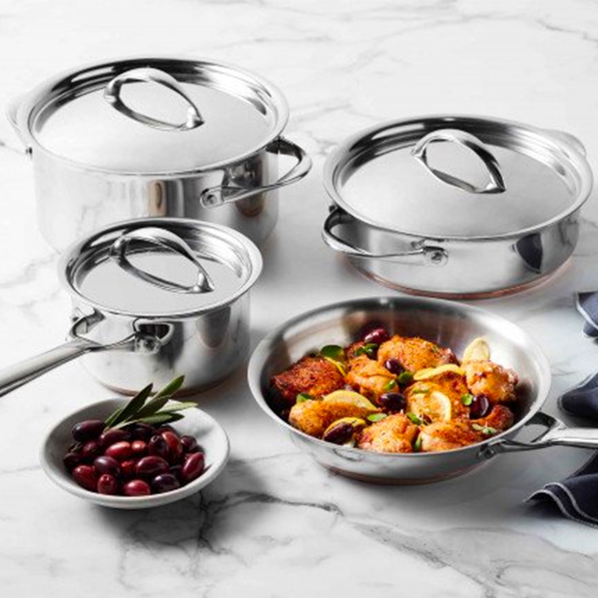 Essteele Per Vita 4pc Stainless Steel Cookware Set Image 2