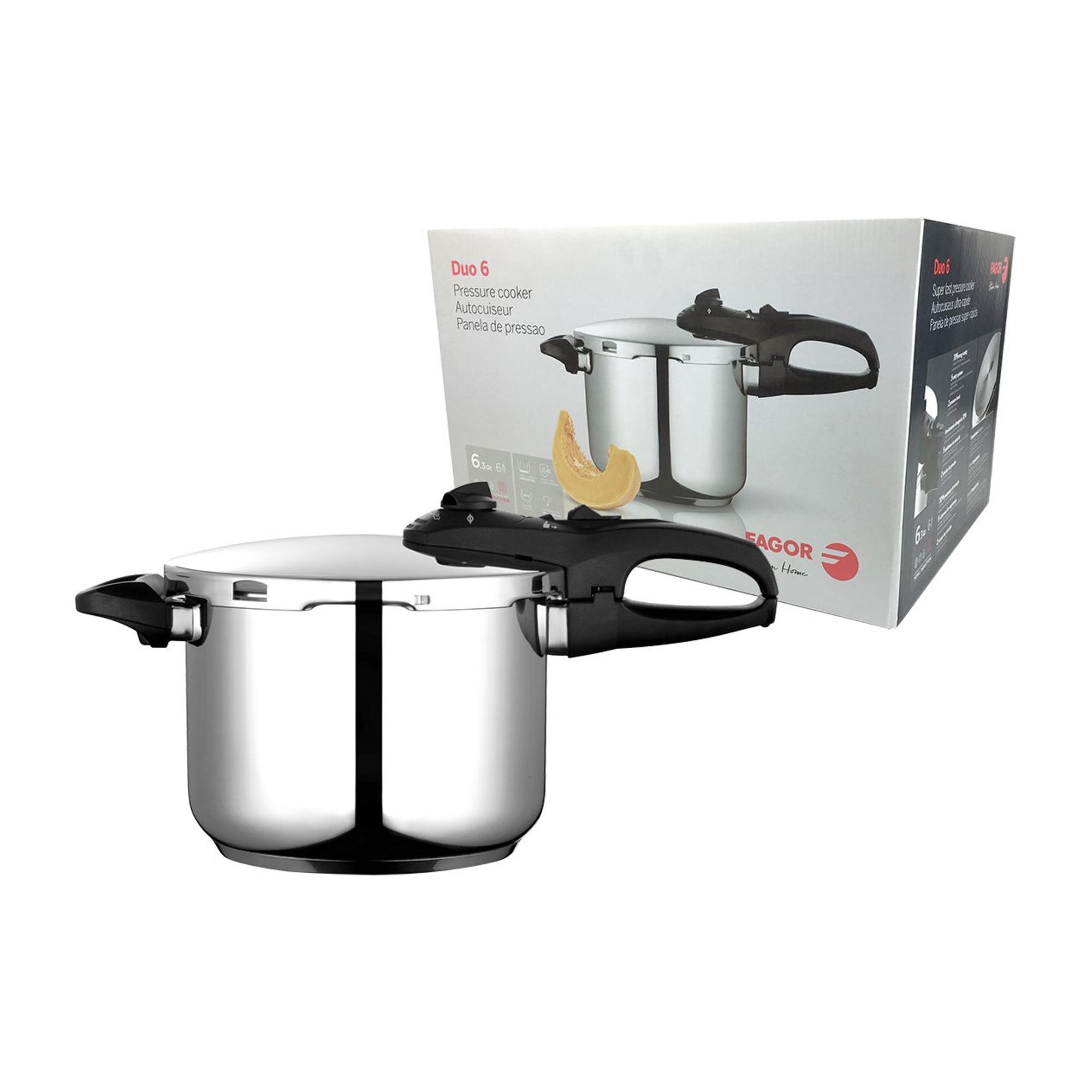Fagor Duo Stainless Steel Pressure Cooker 6L Image 6