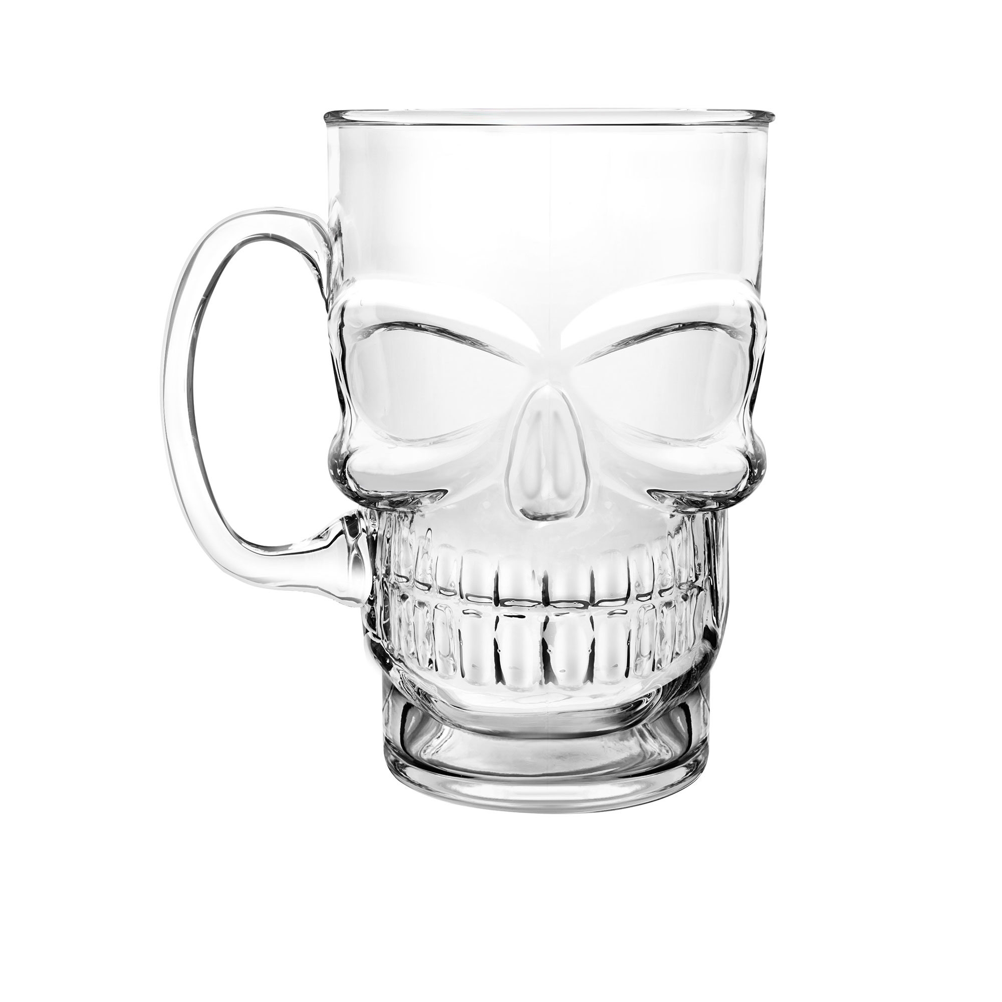 Final Touch Glass Skull Mug 700ml Image 1
