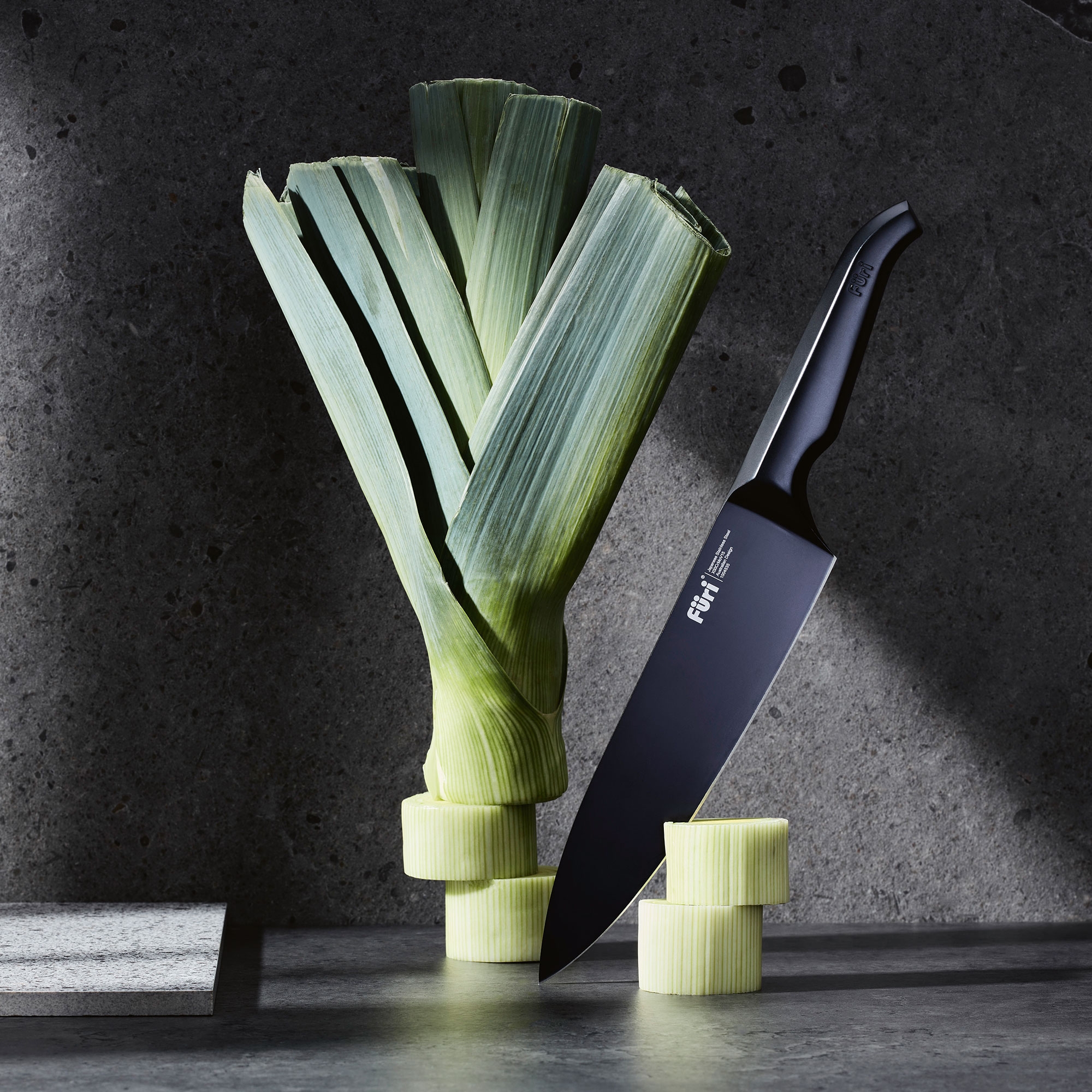 Furi Pro Cook's Knife 20cm Jet Black Image 2
