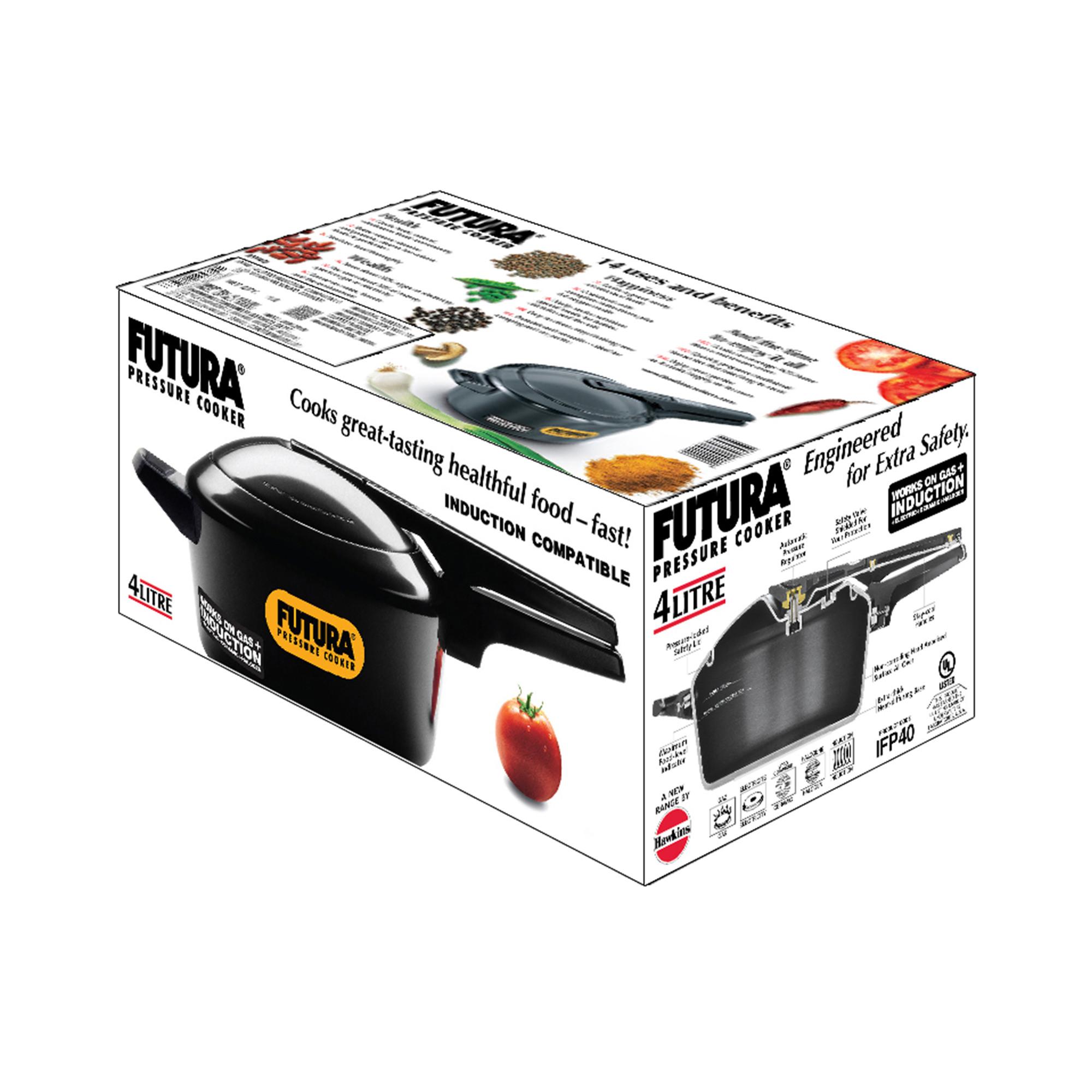 Futura Induction Compatible Pressure Cooker 4L Image 4