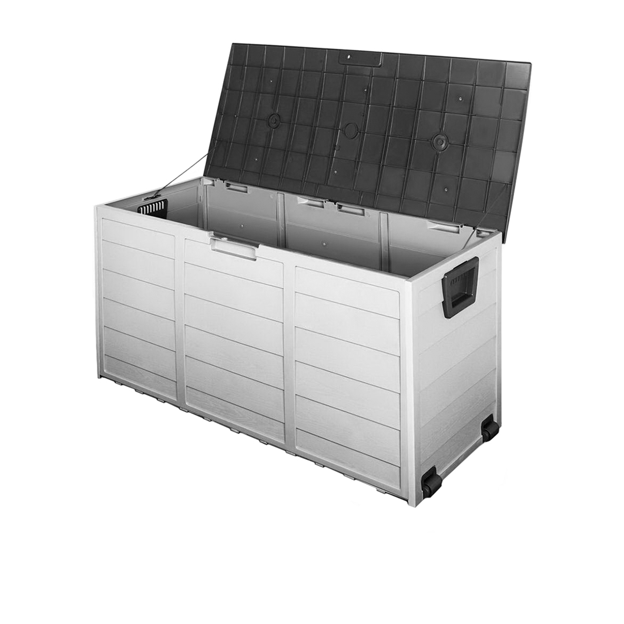 Gardeon Outdoor Storage Box 290L Black Image 1