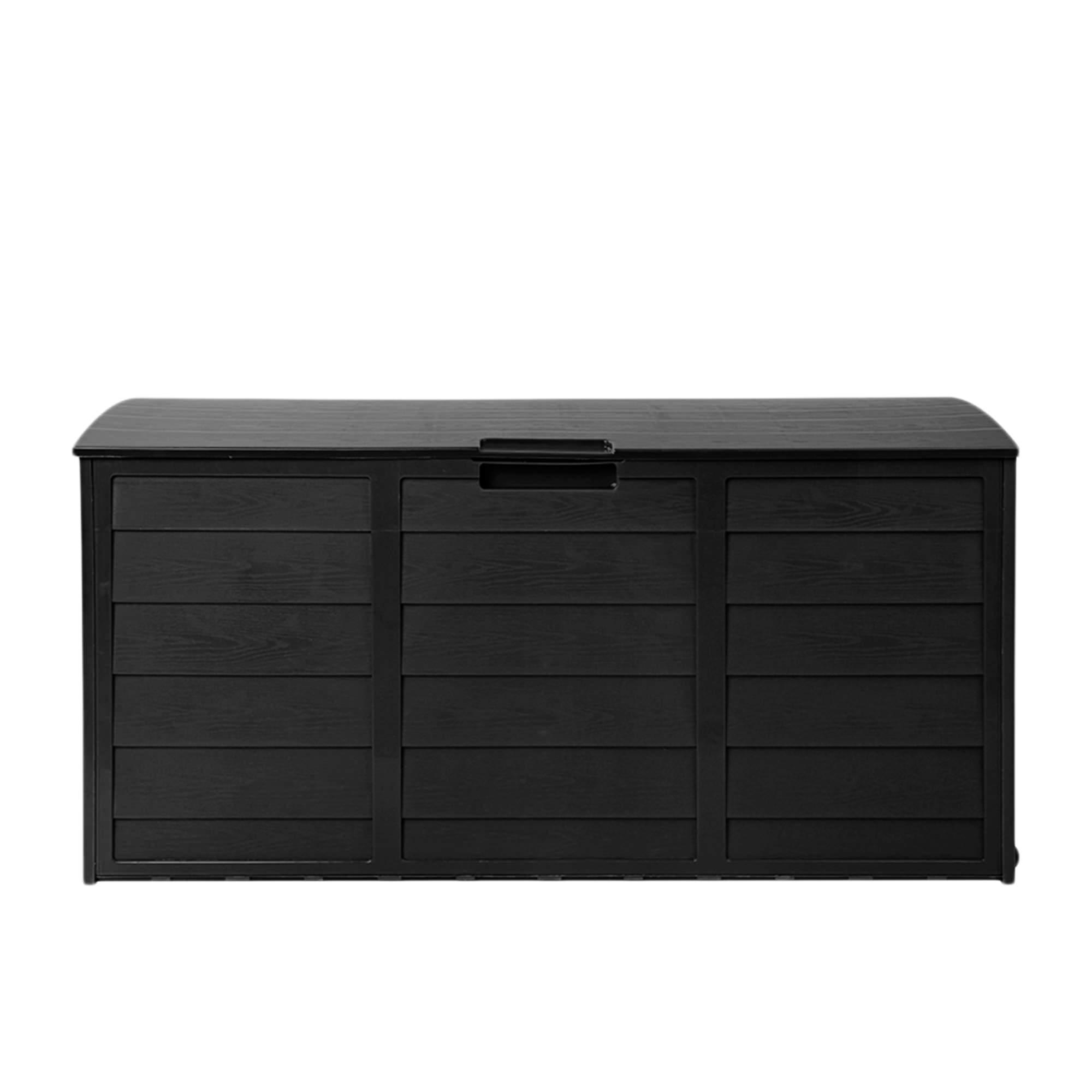 Gardeon Giantz Outdoor Storage Box 290L Black Image 4