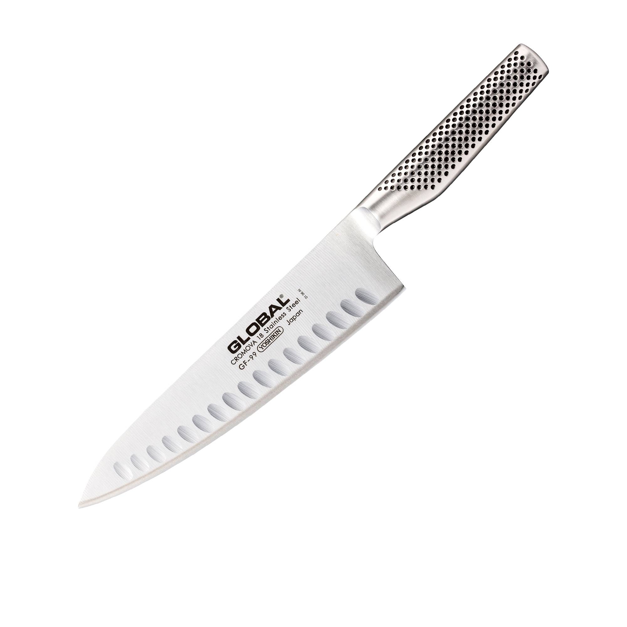 Global Model X Fluted Chef's Knife 20cm Image 1