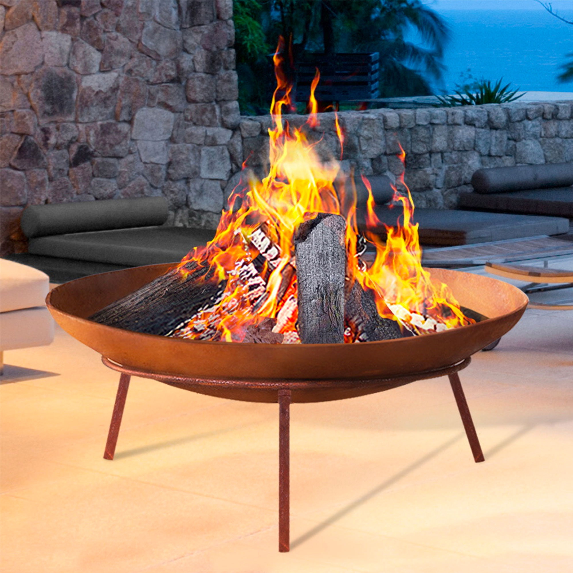 Grillz Outdoor Fire Pit 60cm Rustic Morocco Image 2