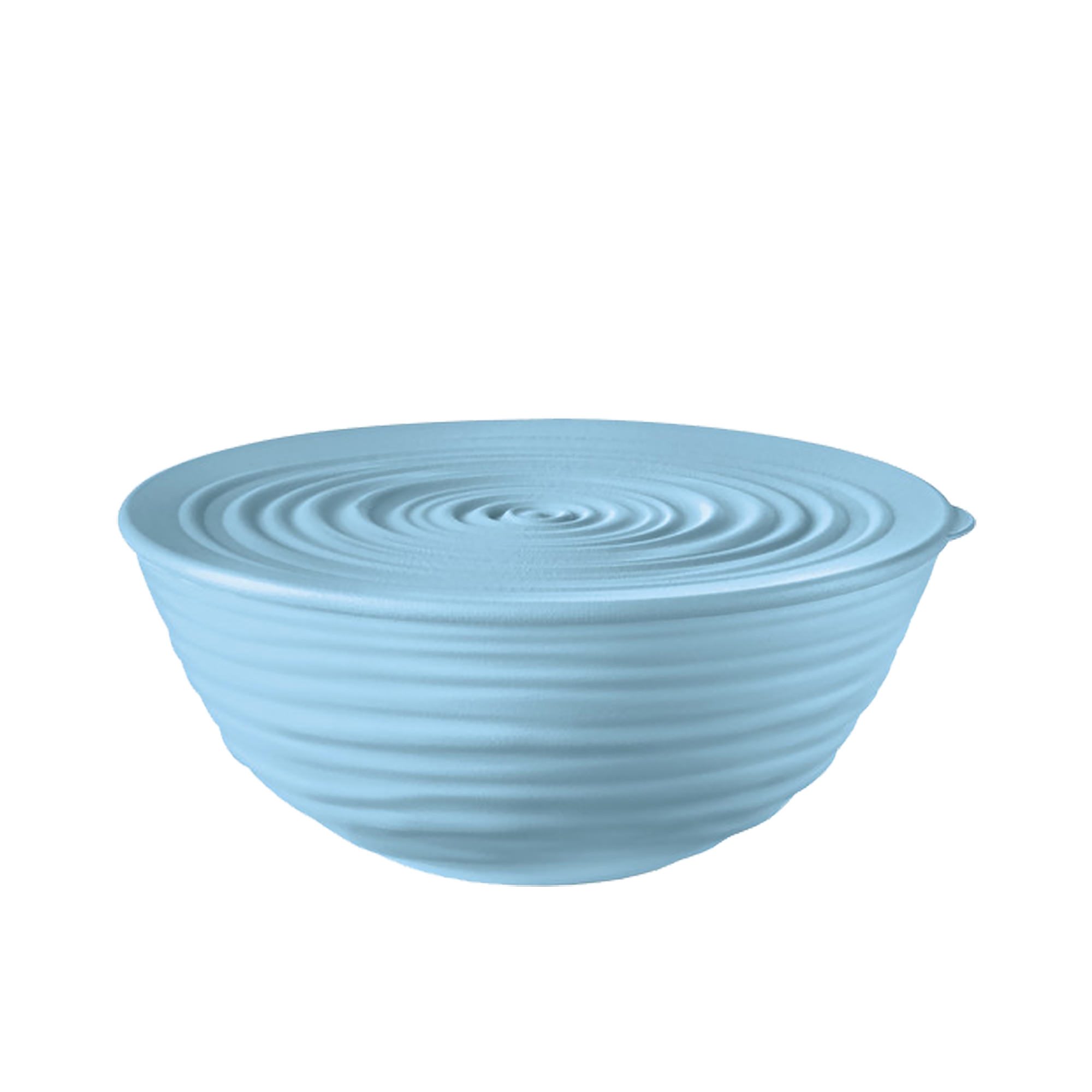 Guzzini Earth Tierra Bowl with Lid Large Powder Blue Image 1