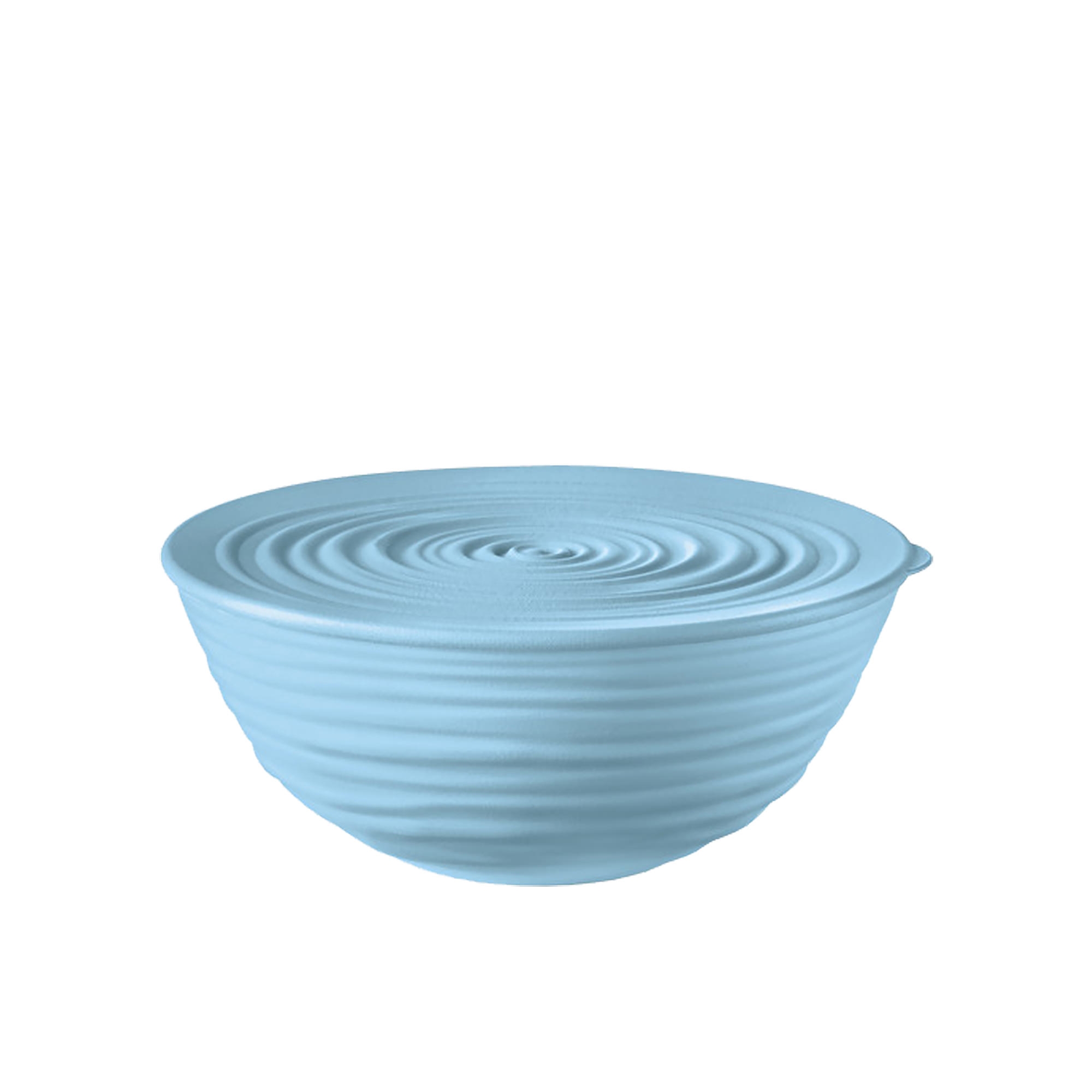 Guzzini Earth Tierra Bowl with Lid Medium Powder Blue Image 1