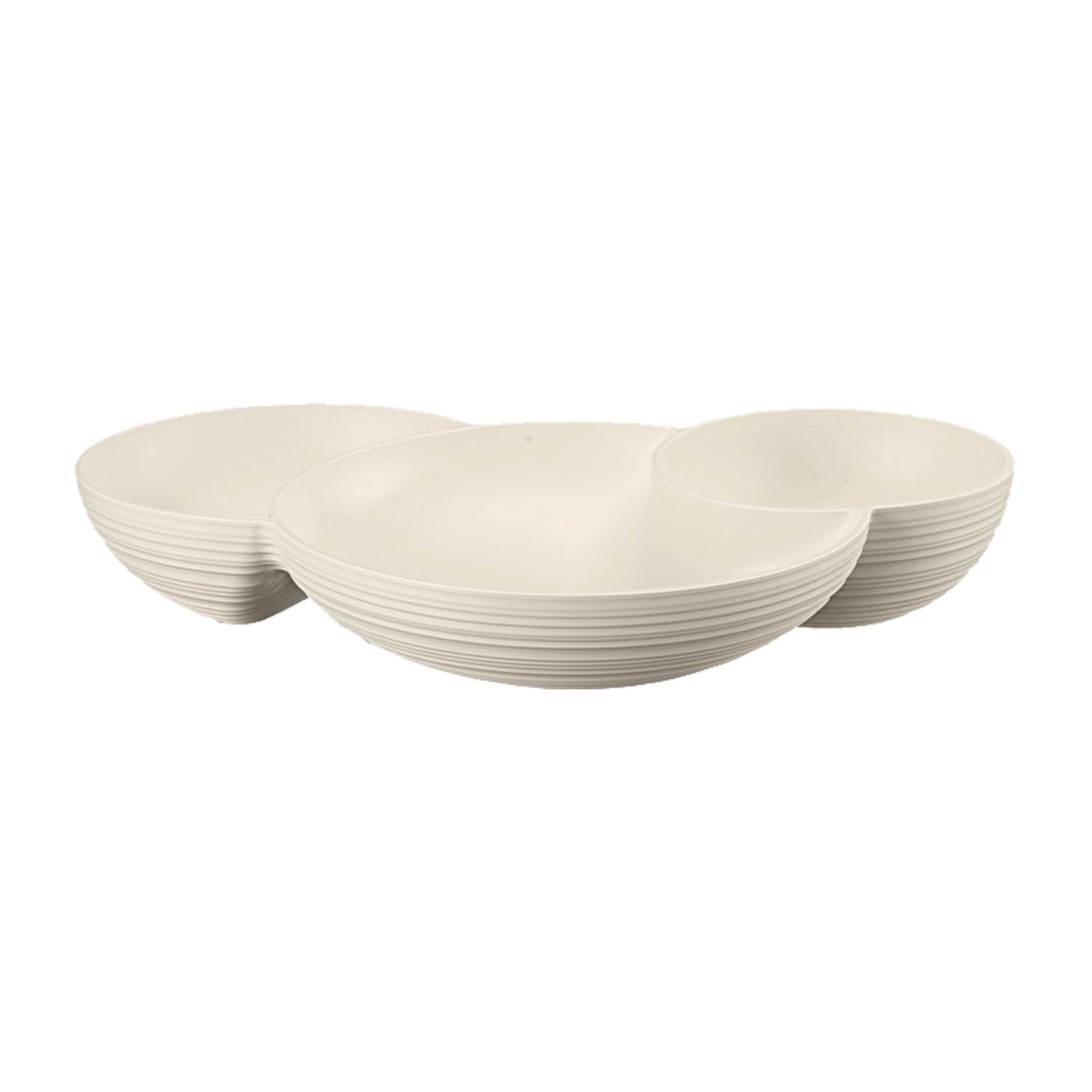 Guzzini Earth Tierra Hors D'oeuvres Serving Dish White Image 1
