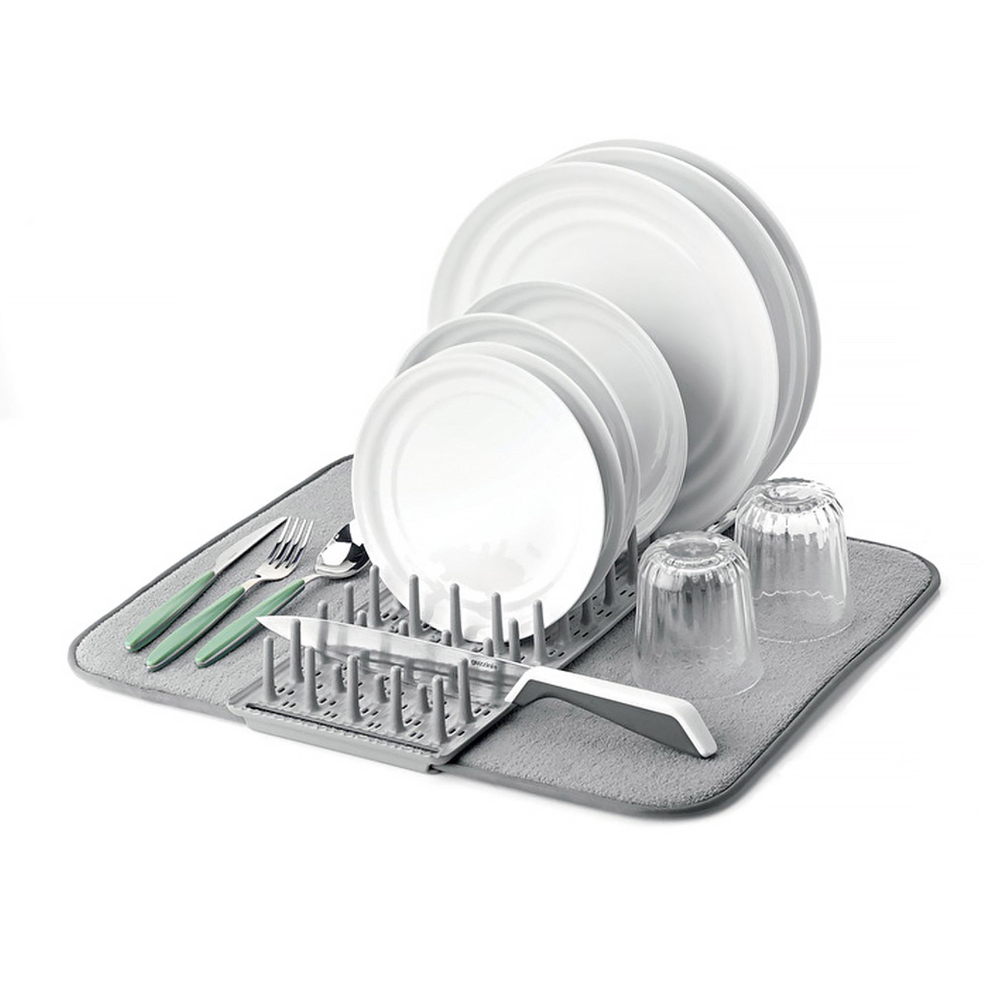 Guzzini Eco-Kitchen Dry & Safe Dish Drainer with Mat White Image 3