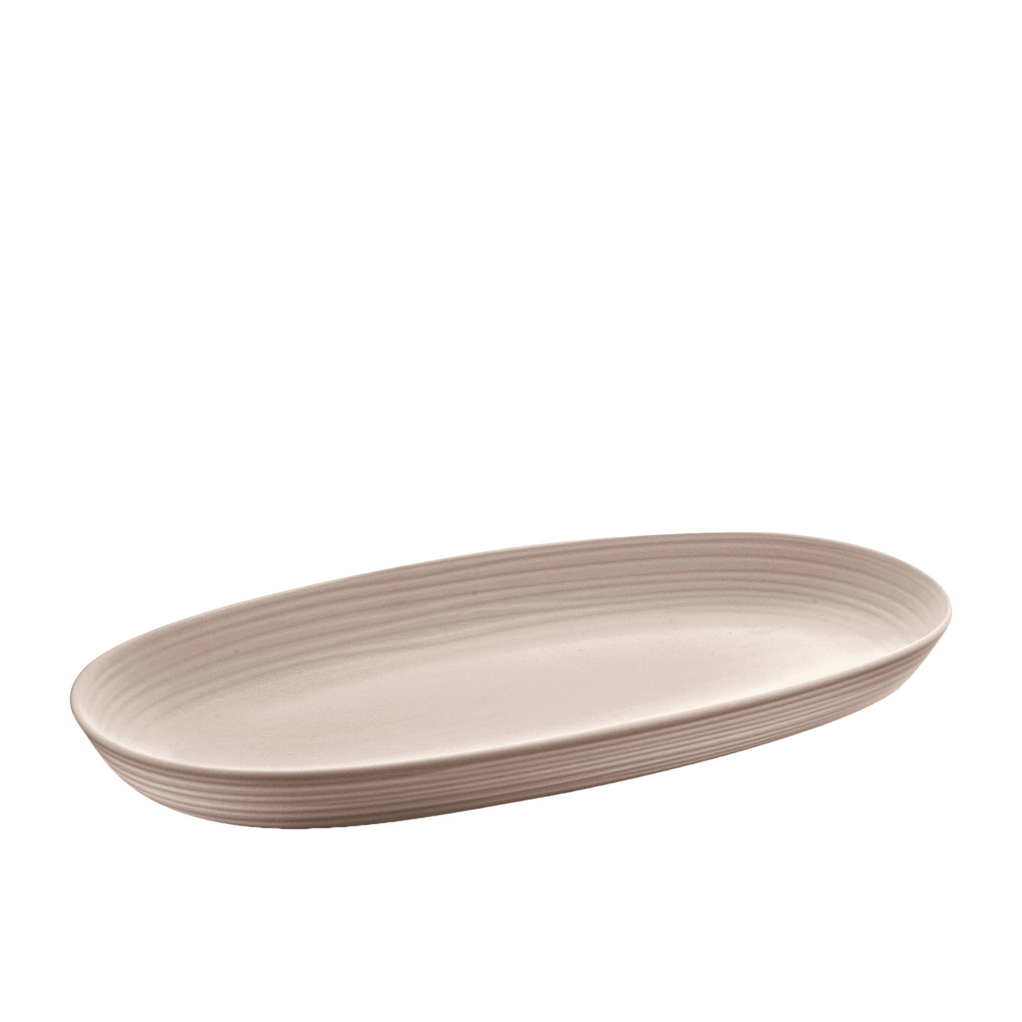 Guzzini Earth Tierra Serving Tray 41x23 Taupe Image 1