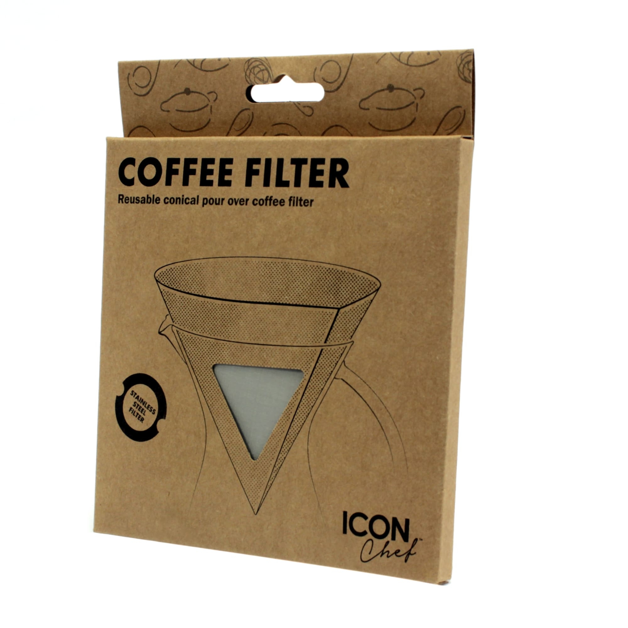 Icon Chef Reusable Coffee Filter Cone Image 2
