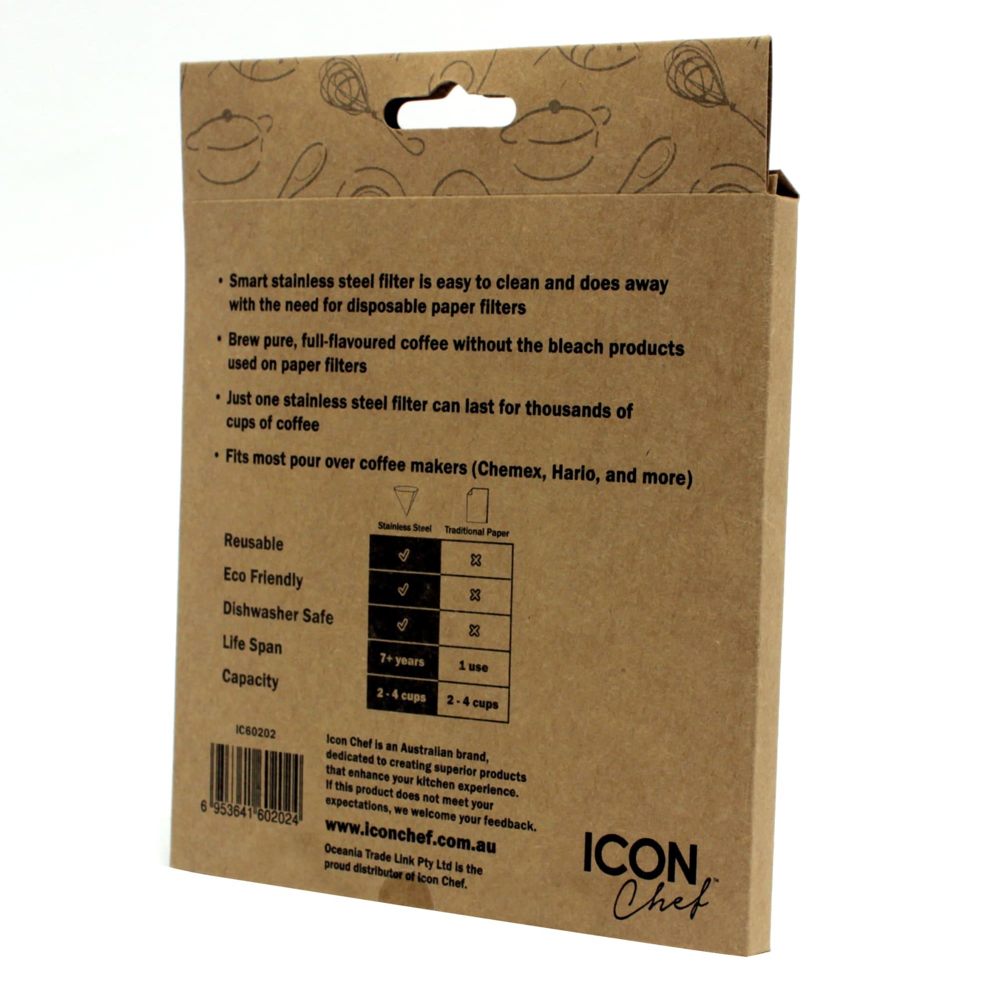 Icon Chef Reusable Coffee Filter Cone Image 3