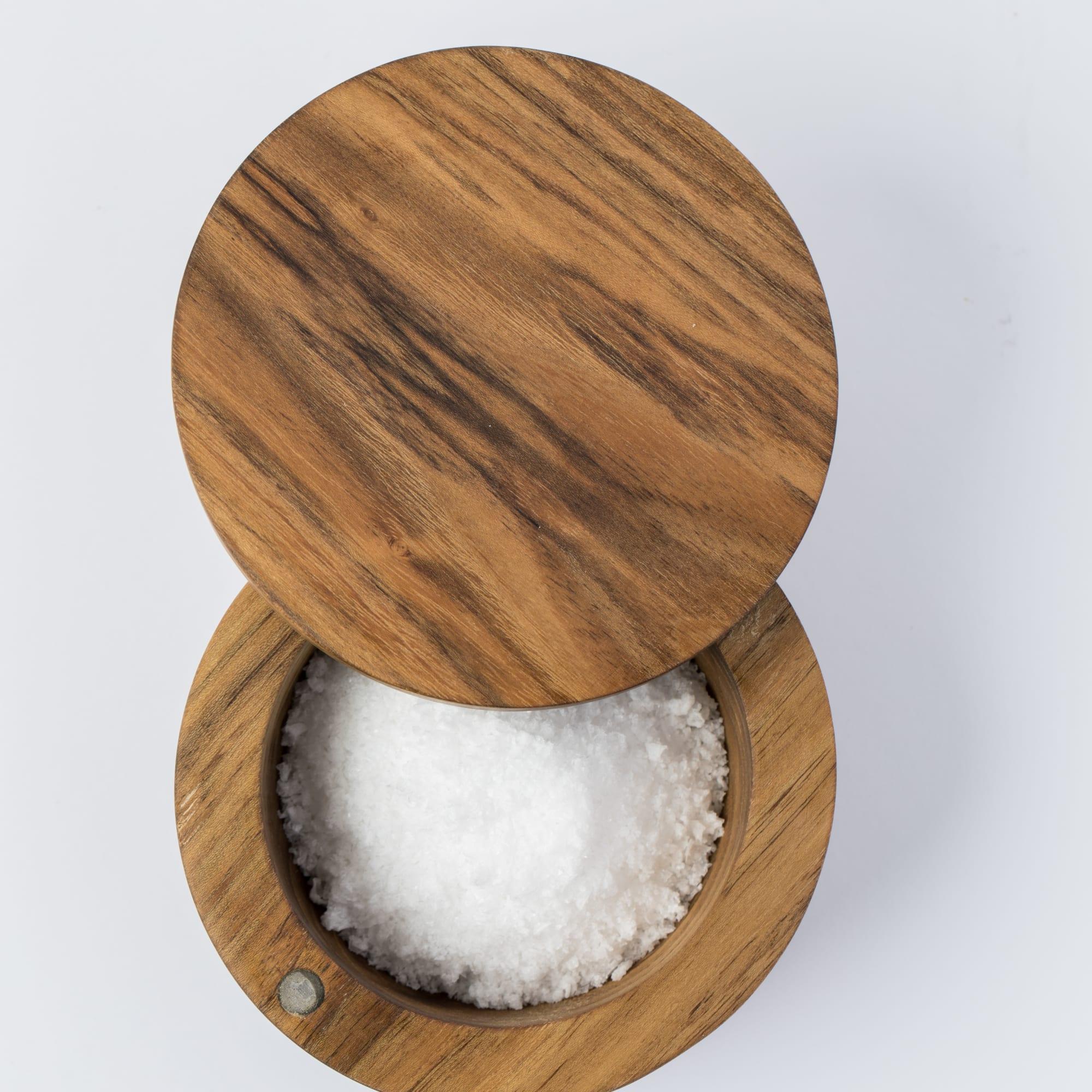Icon Chef Salt Pig Acacia Wood Image 5