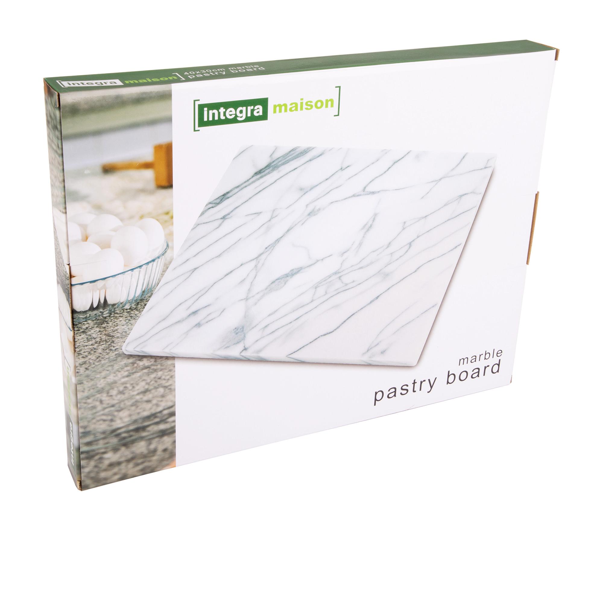 Integra Marble Pastry Board 40x30cm Grey Image 3