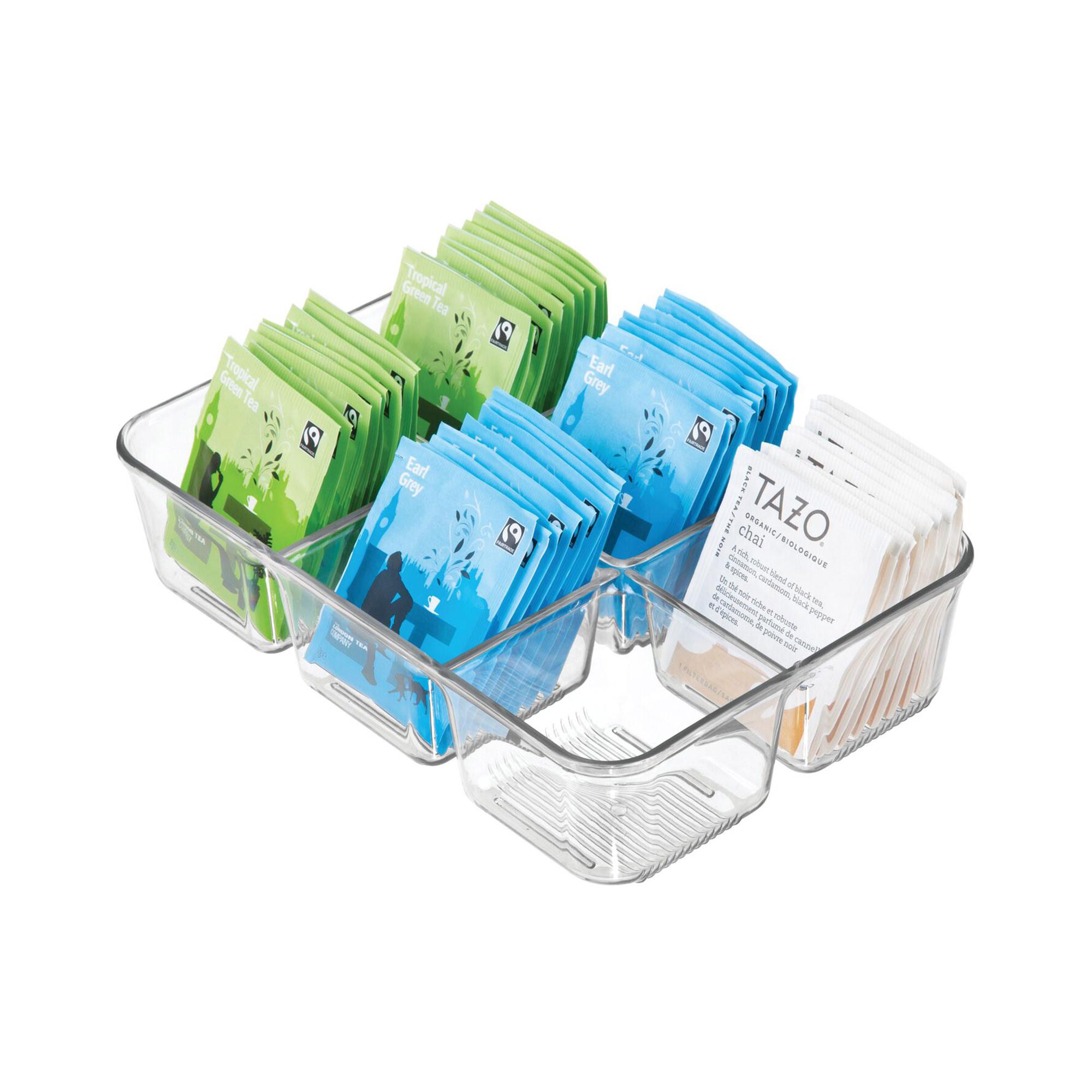 iDesign Linus Pack Organiser 6 Compartment Clear Image 4
