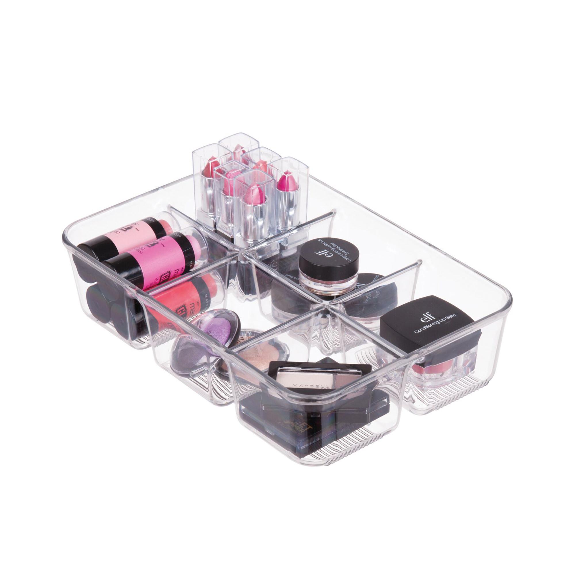iDesign Linus Pack Organiser 6 Compartment Clear Image 6