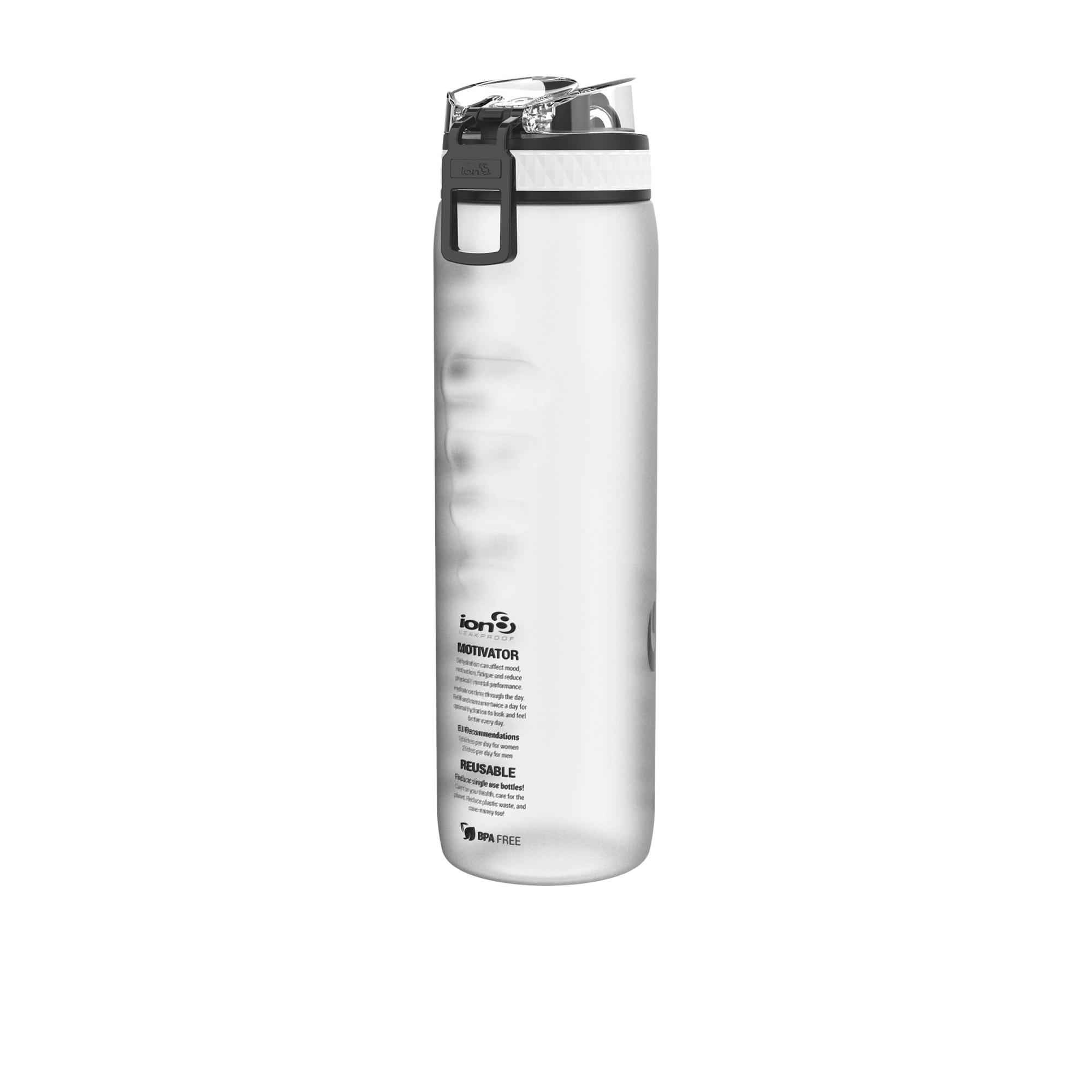 Ion8 Quench Motivator Water Bottle 1L Frosted White Image 3