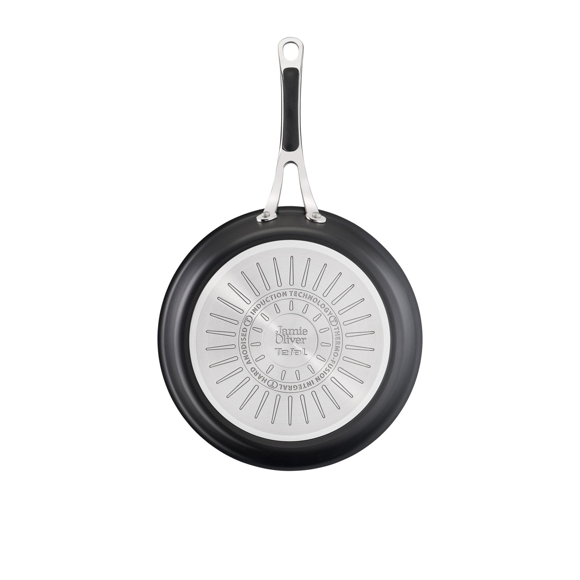 Jamie Oliver by Tefal Cook's Classic Hard Anodised Induction Frypan 24cm Image 4