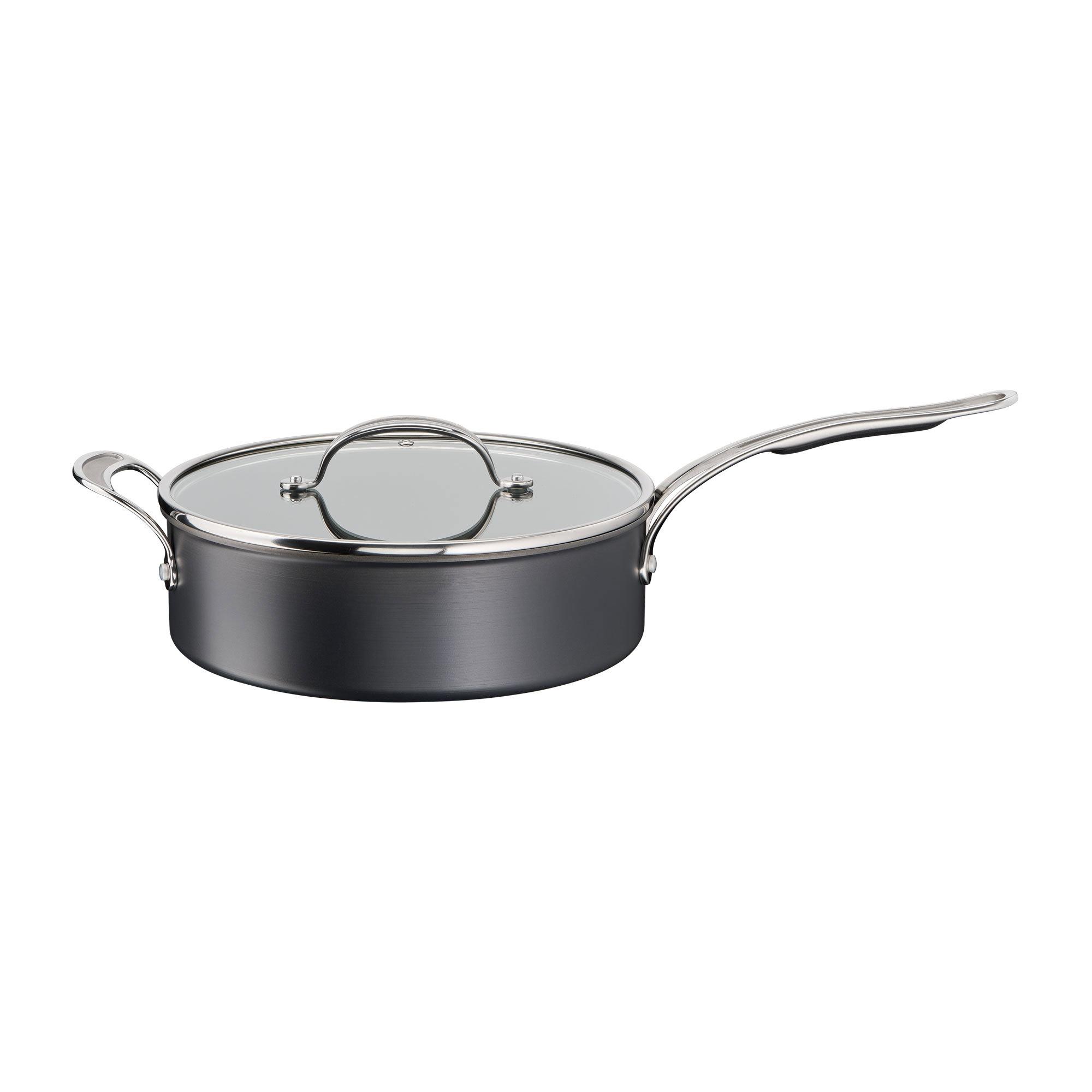Jamie Oliver by Tefal Cook's Classic Hard Anodised Induction Saute Pan 26cm Image 3