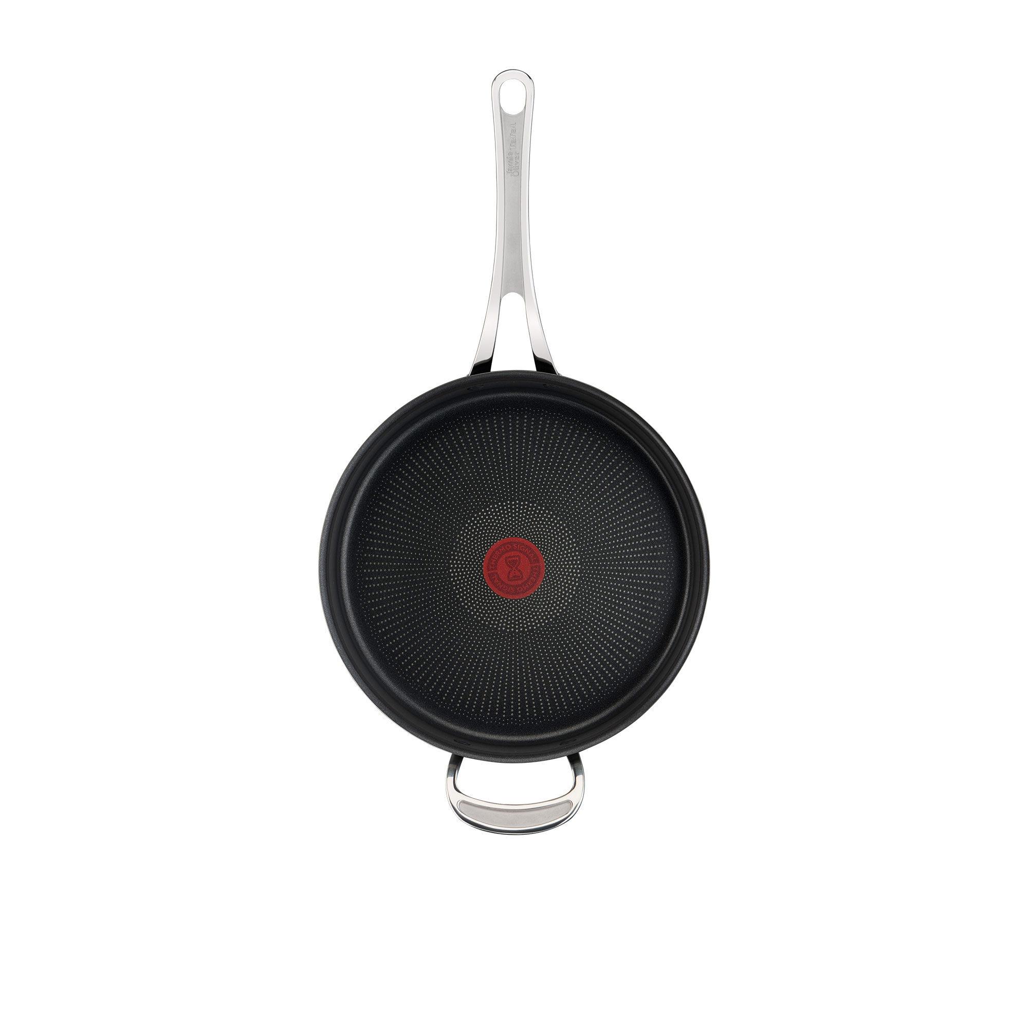 Jamie Oliver by Tefal Cook's Classic Hard Anodised Induction Saute Pan 26cm Image 5