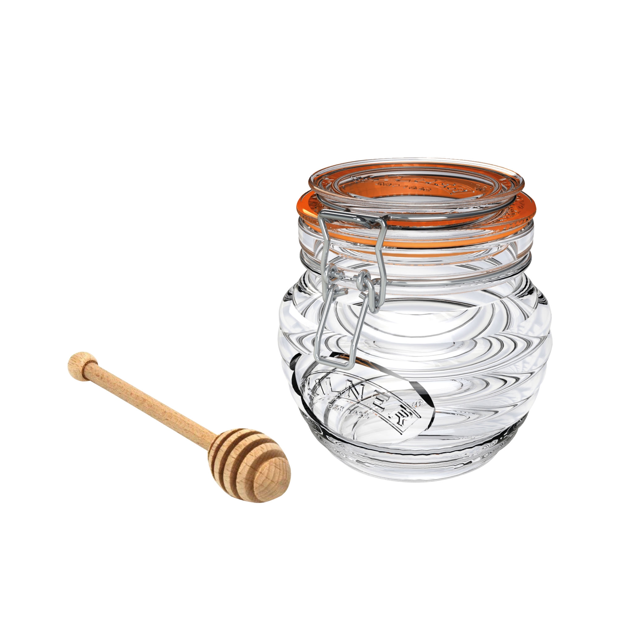 Kilner Honey Pot with Dipper 400ml Image 1