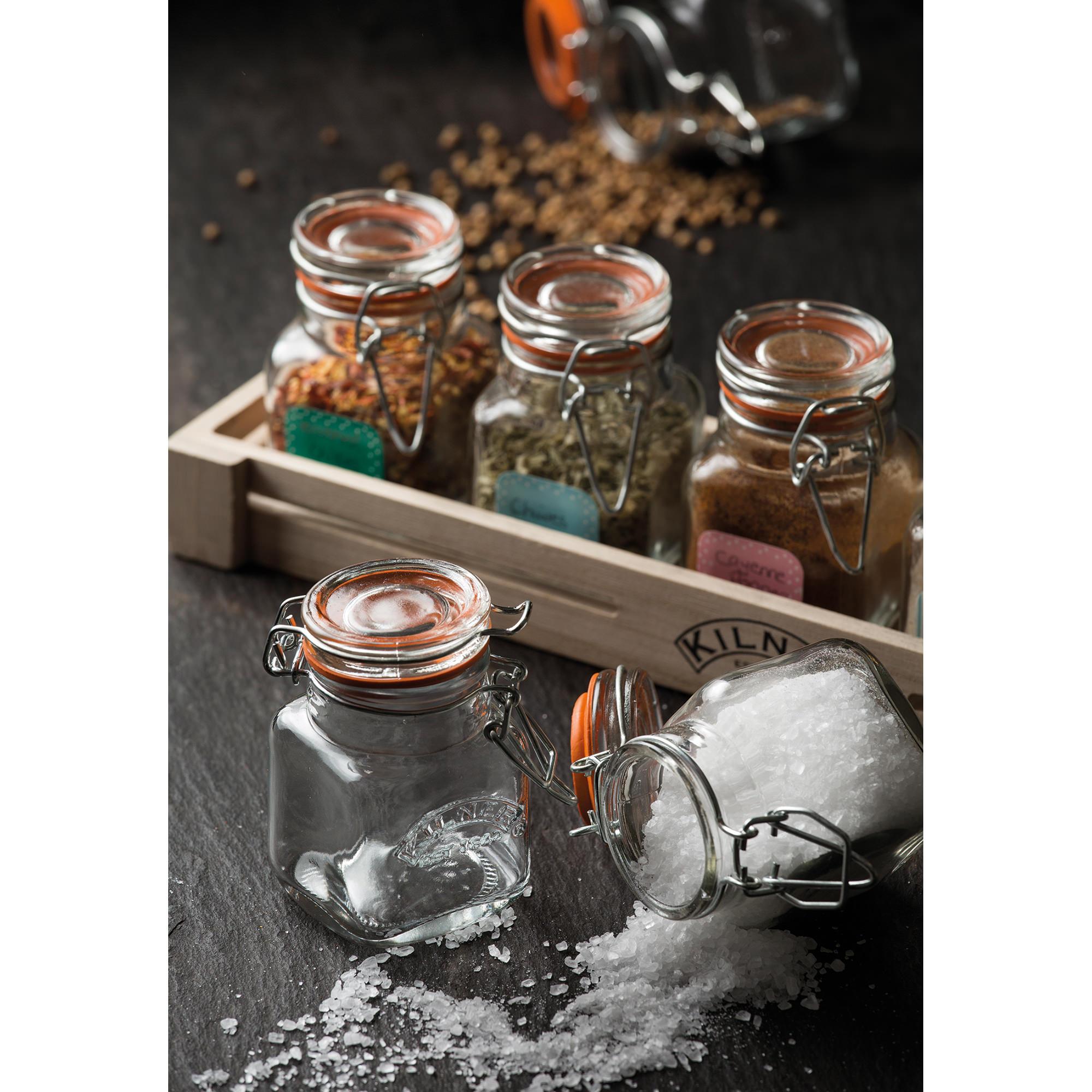 Kilner Spice Jar with Wooden Caddy Set 7pc Image 4