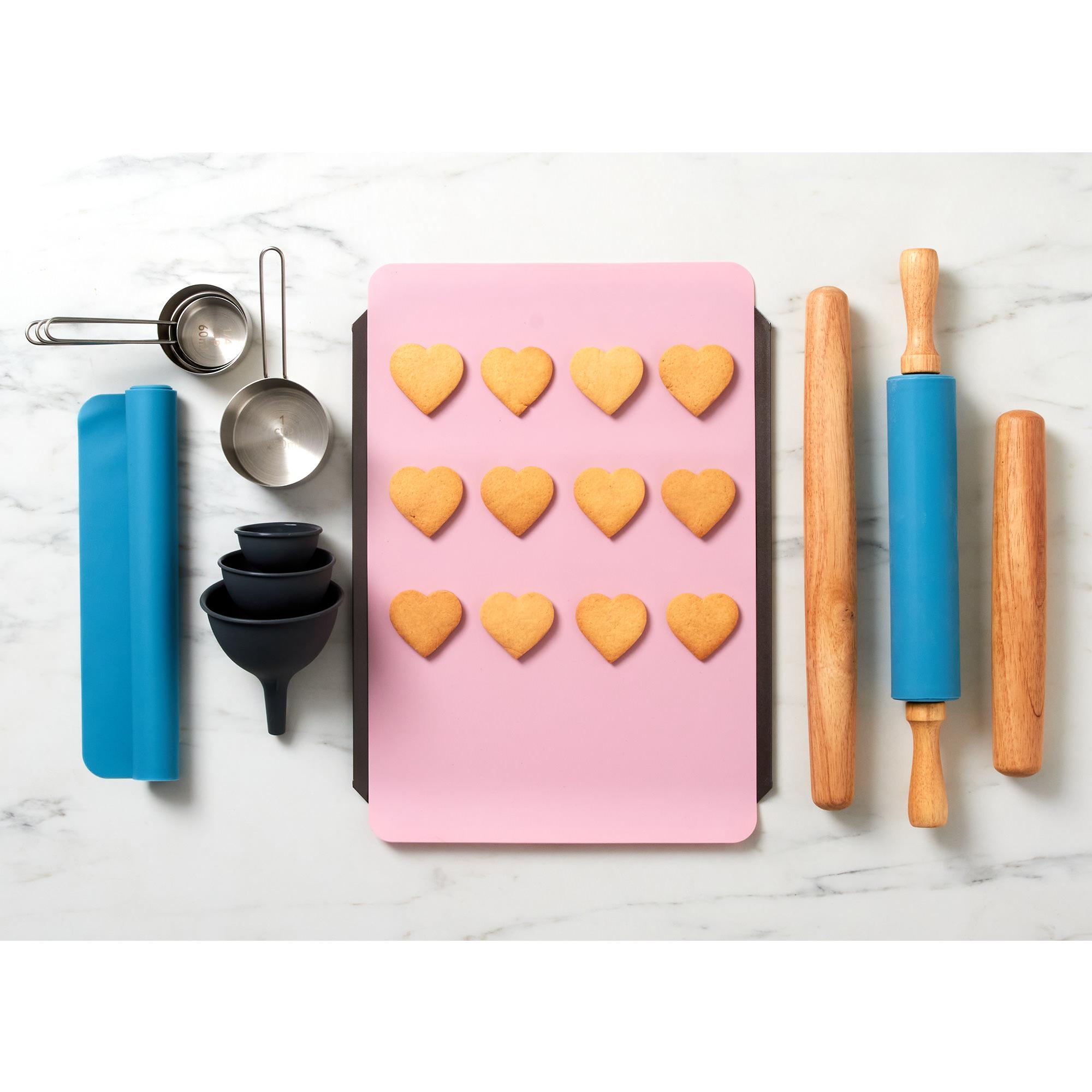 Kitchen Pro Bakewell Silicone Baking Mat 45x30cm Pink Image 5
