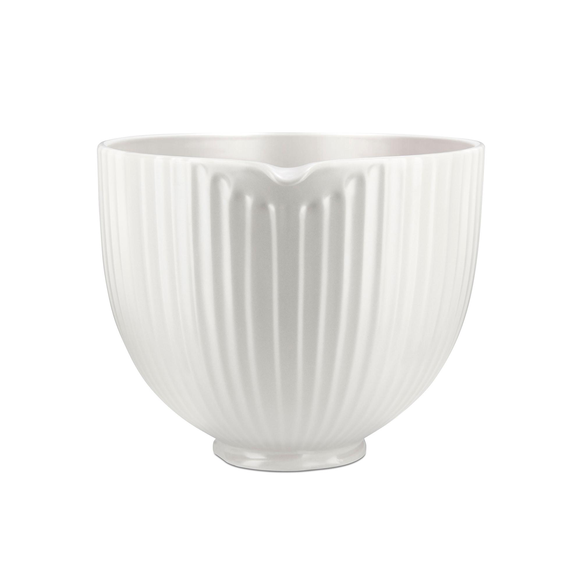KitchenAid Ceramic Bowl for Stand Mixer 4.7L Classic Columns Image 4
