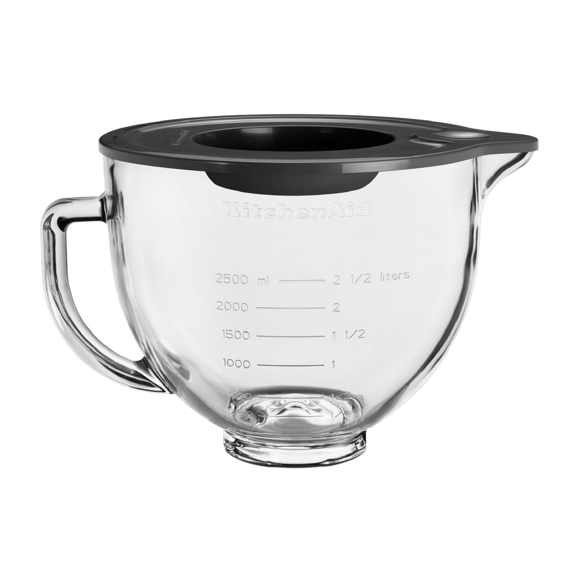KitchenAid Glass Bowl with Silicone Lid for Tilt-Head Stand Mixer 4.7L Image 1