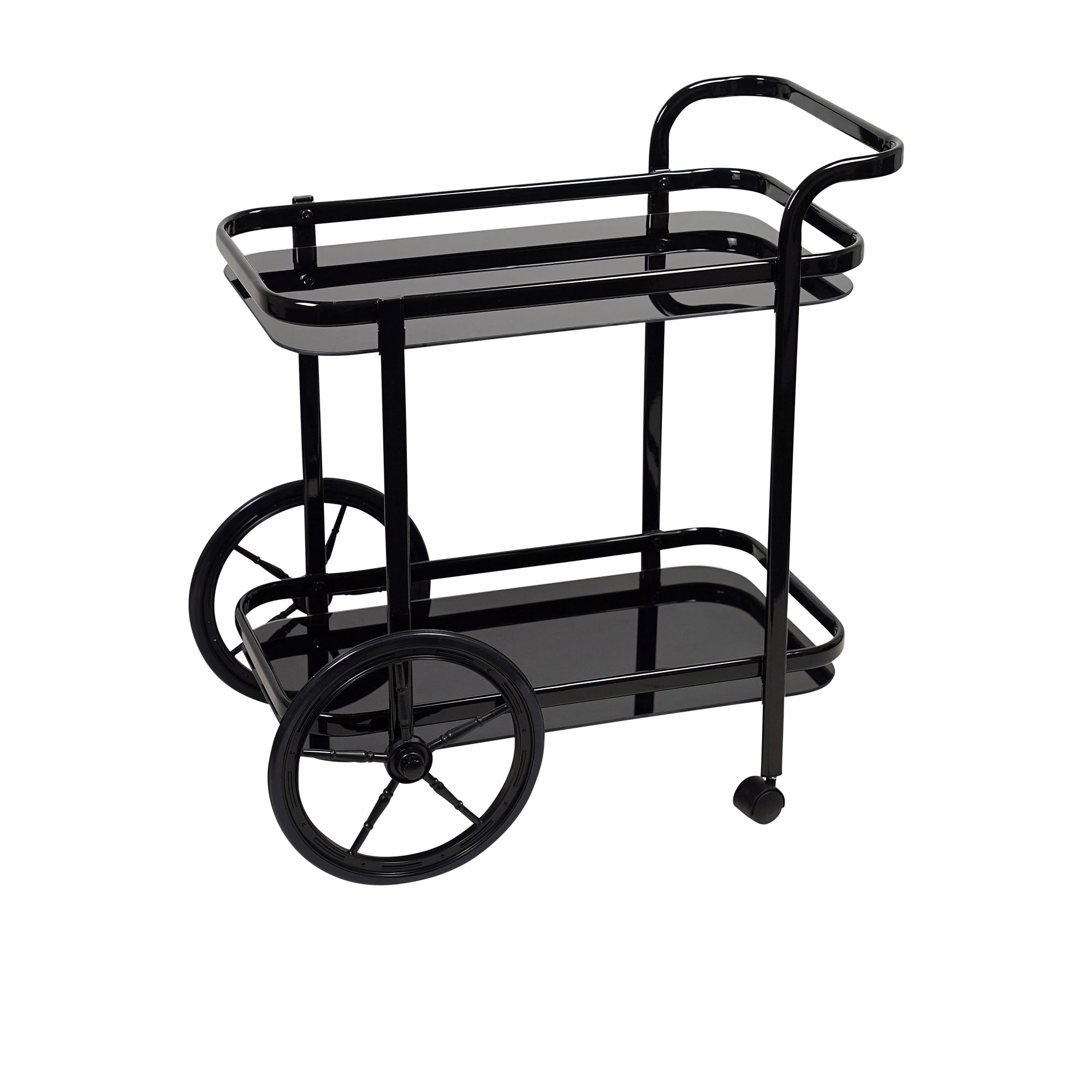 Kroon Coach Bar Cart Black Image 1