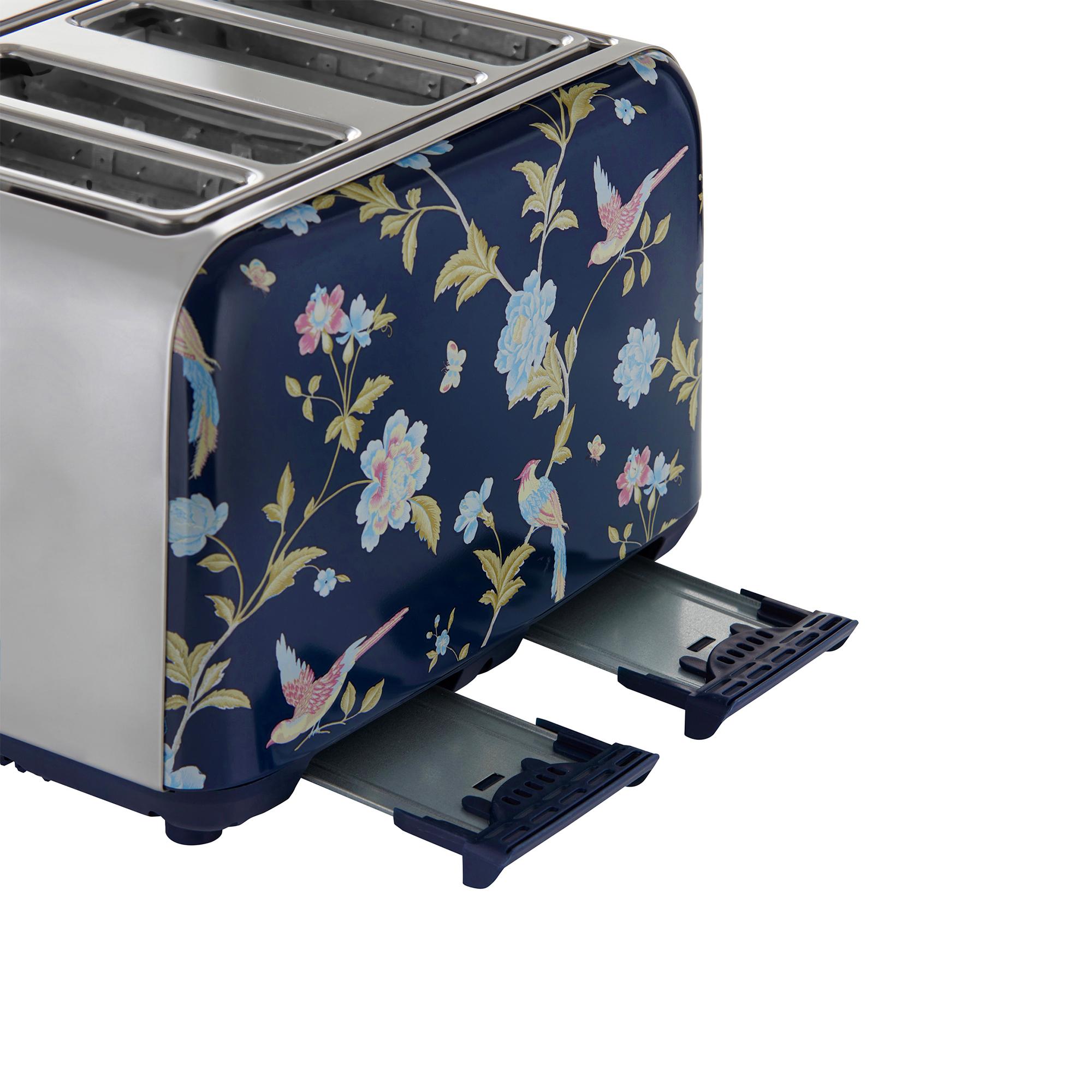 Laura Ashley Elveden 4 Slice Toaster Navy Blue Image 5