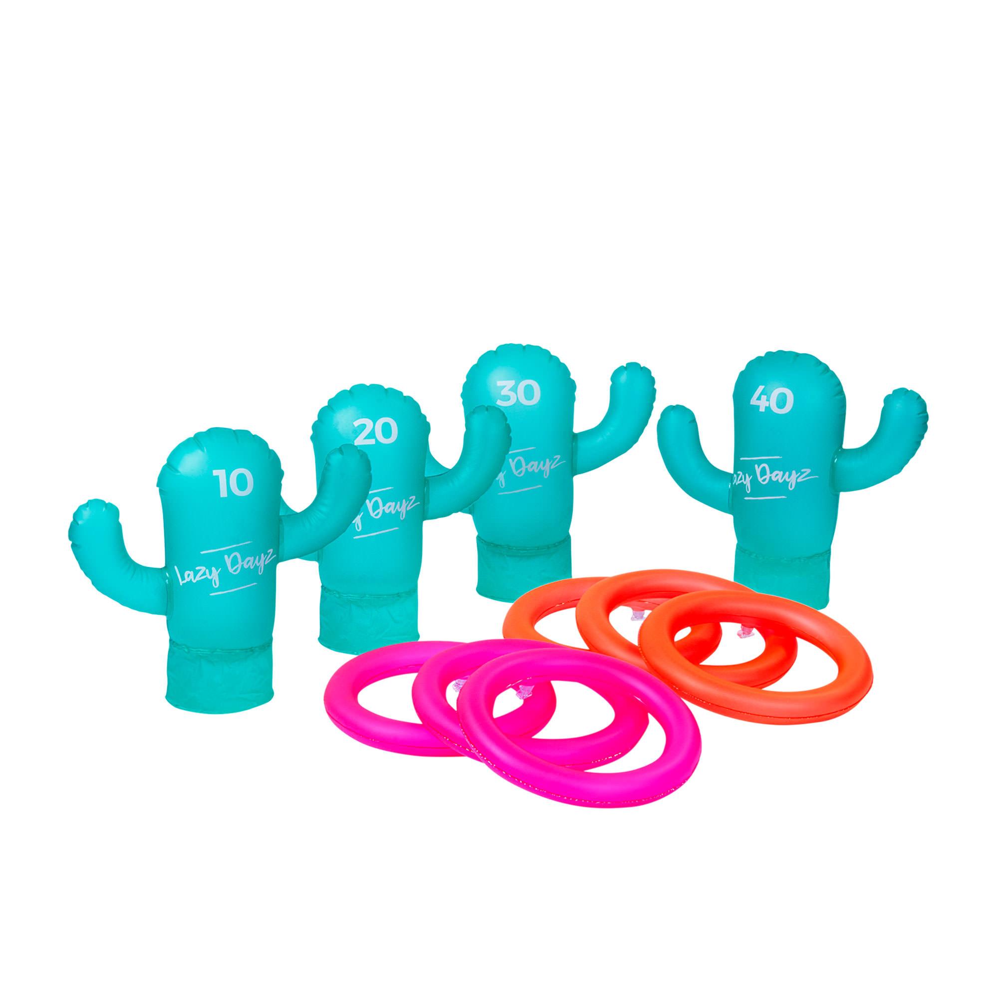 Lazy Dayz Inflatable Cactus Ring Toss Image 1