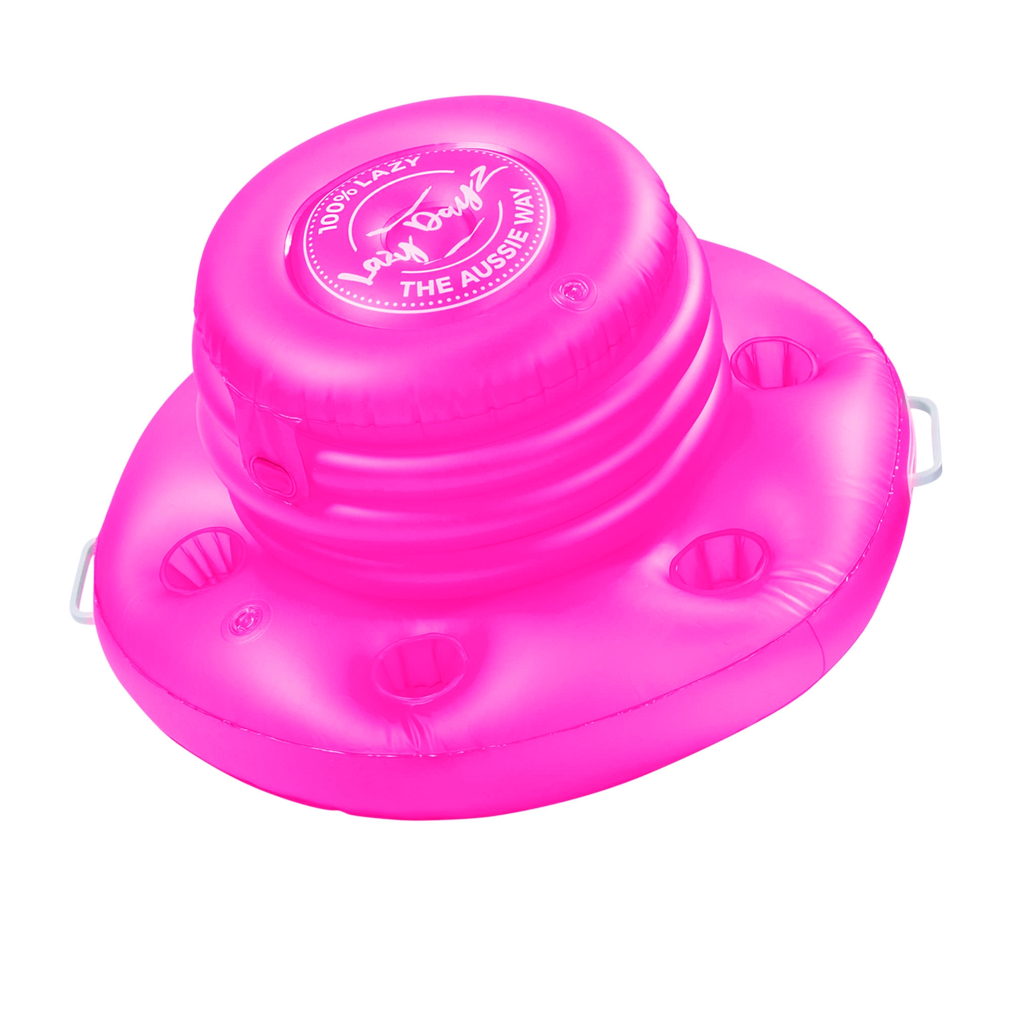 Lazy Dayz Inflatable Drinks Tub Pink Image 1