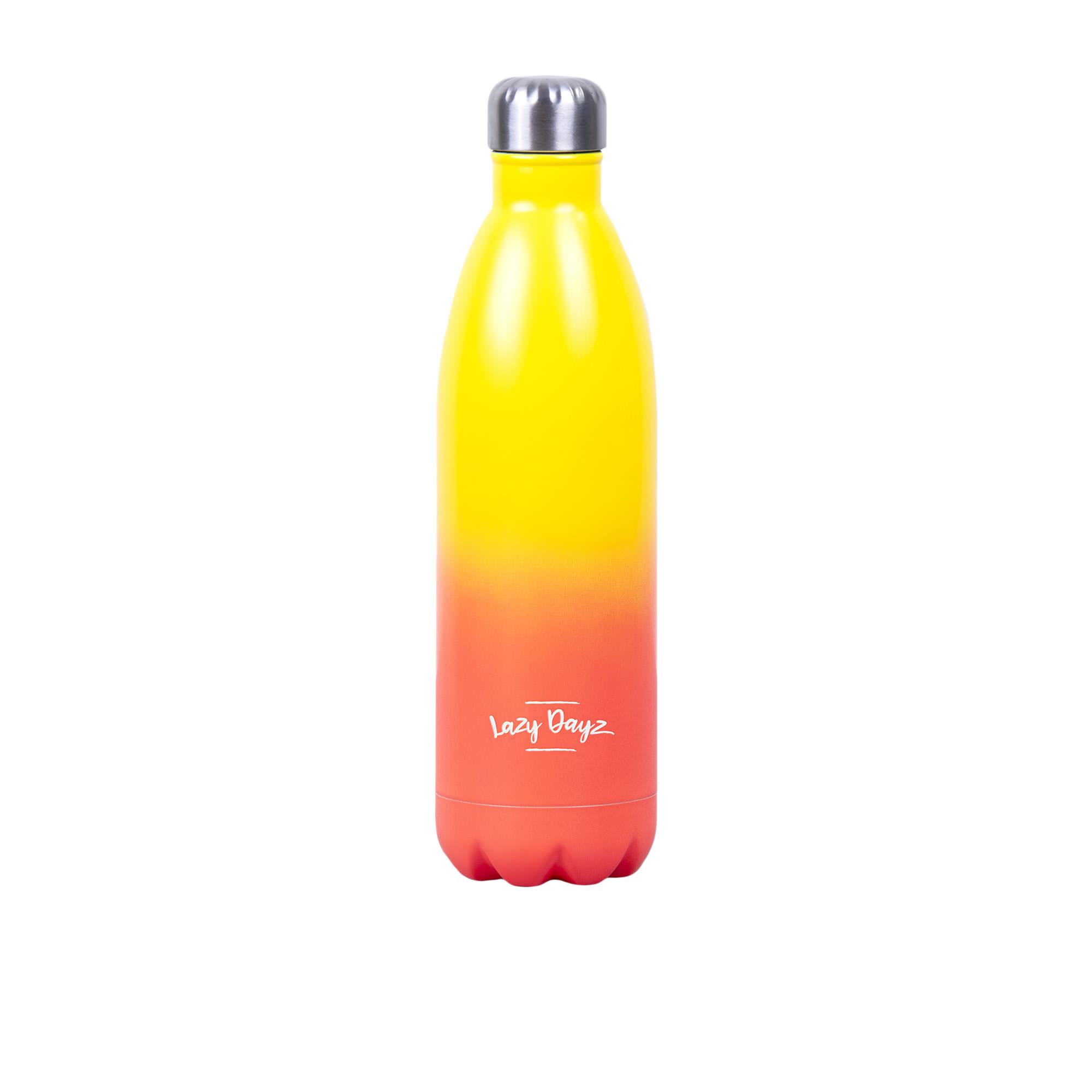 Lazy Dayz Jumbo Drink Bottle 1L Yellow Peach Ombre Image 1