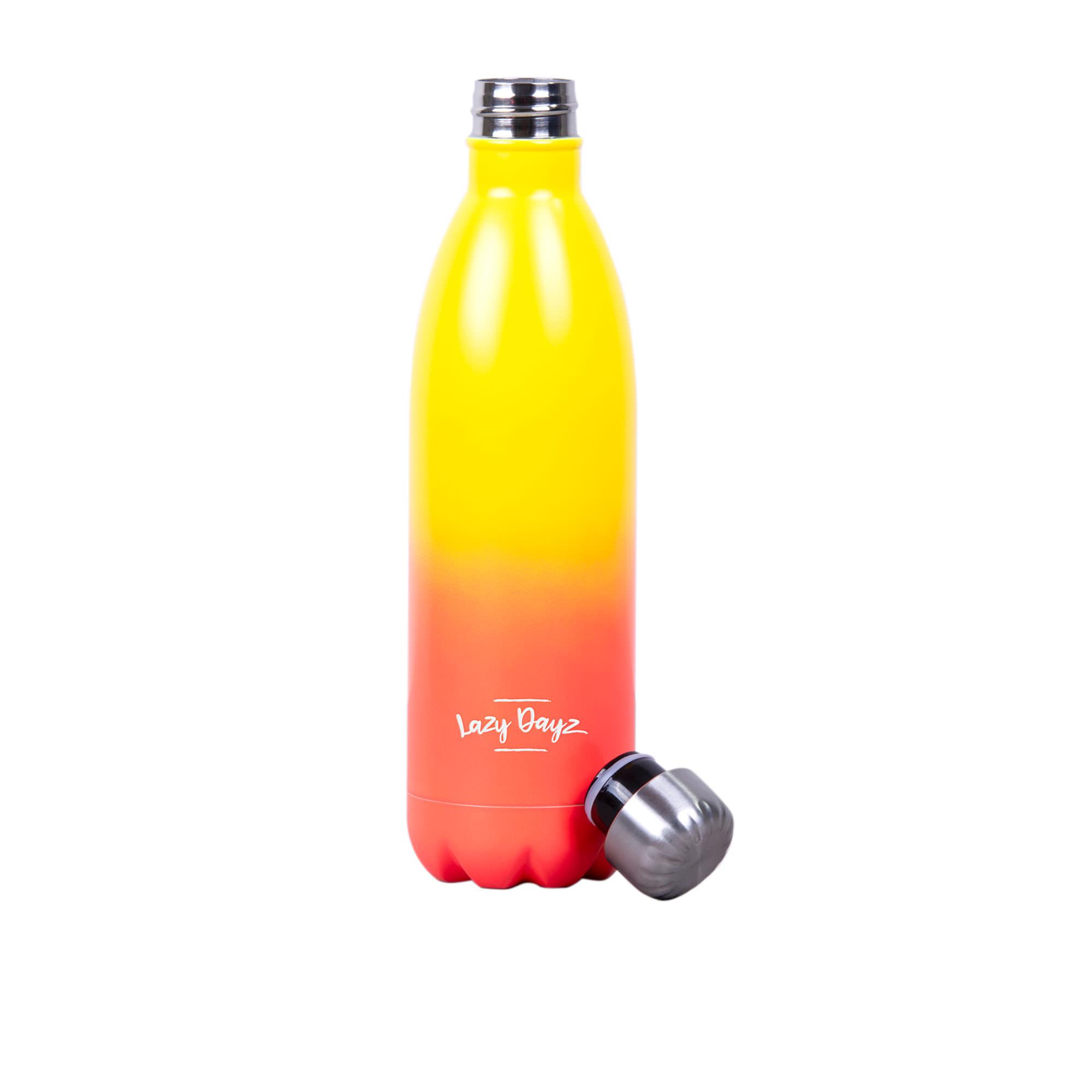 Lazy Dayz Jumbo Drink Bottle 1L Yellow Peach Ombre Image 2
