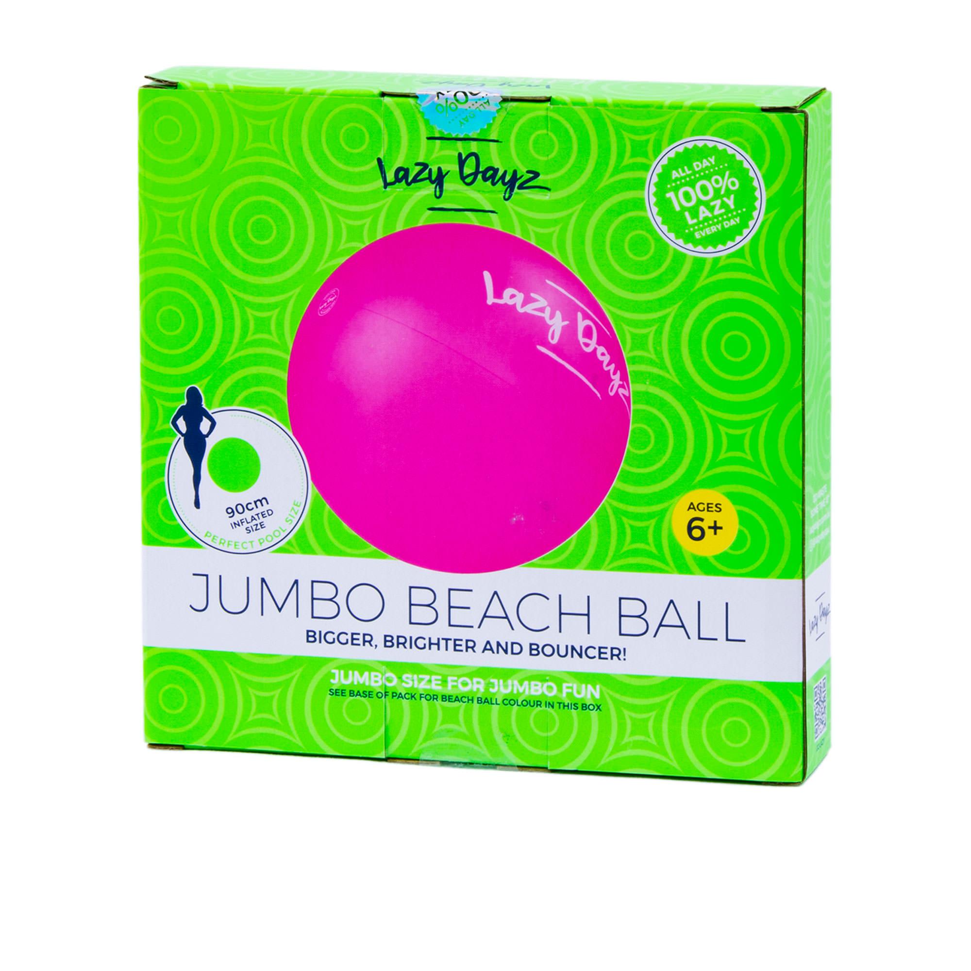 Lazy Dayz Jumbo Beach Ball Pink Image 2