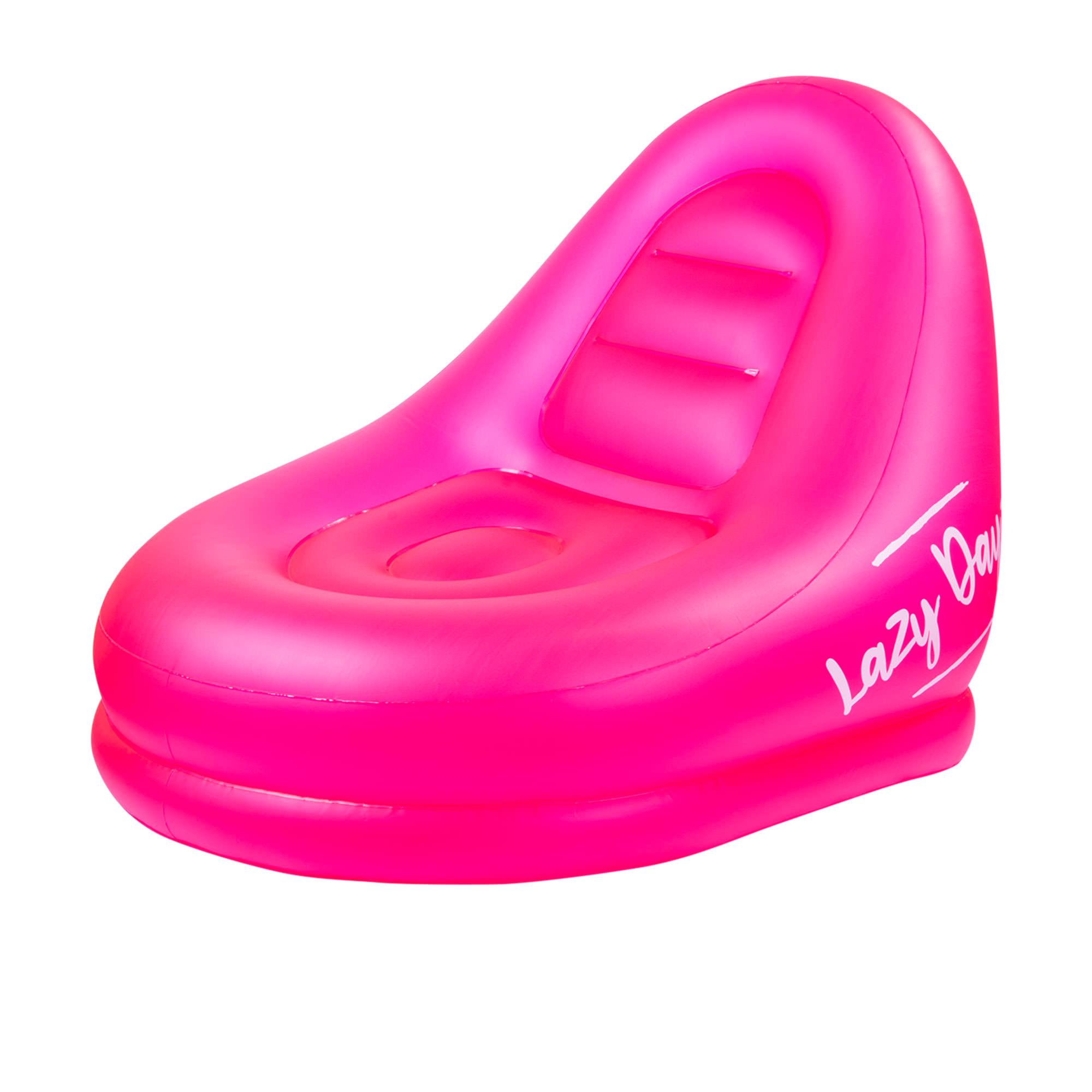 Lazy Dayz Jumbo Inflatable Chair Pink Image 1