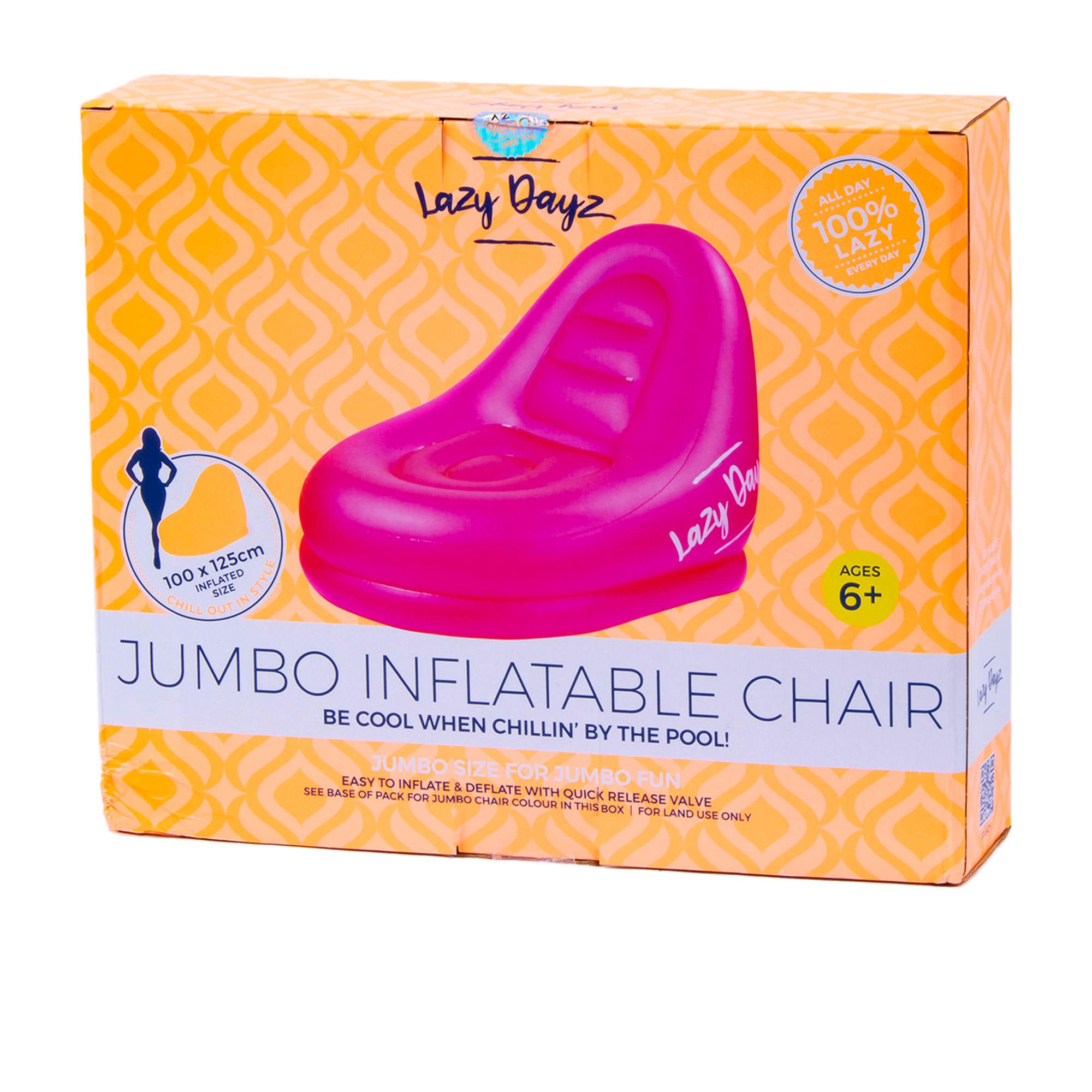 Lazy Dayz Jumbo Inflatable Chair Pink Image 2