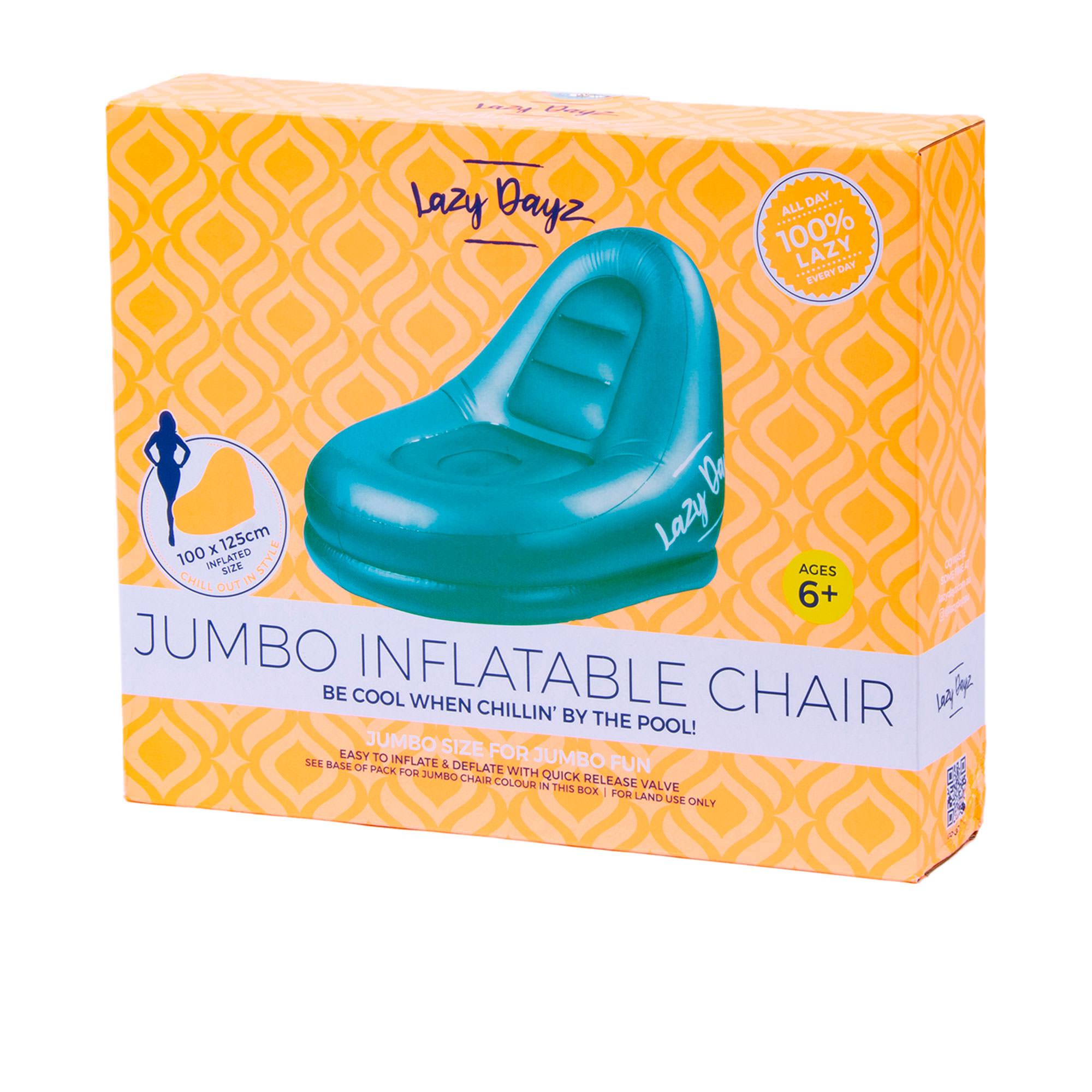 Lazy Dayz Jumbo Inflatable Chair Teal Image 2