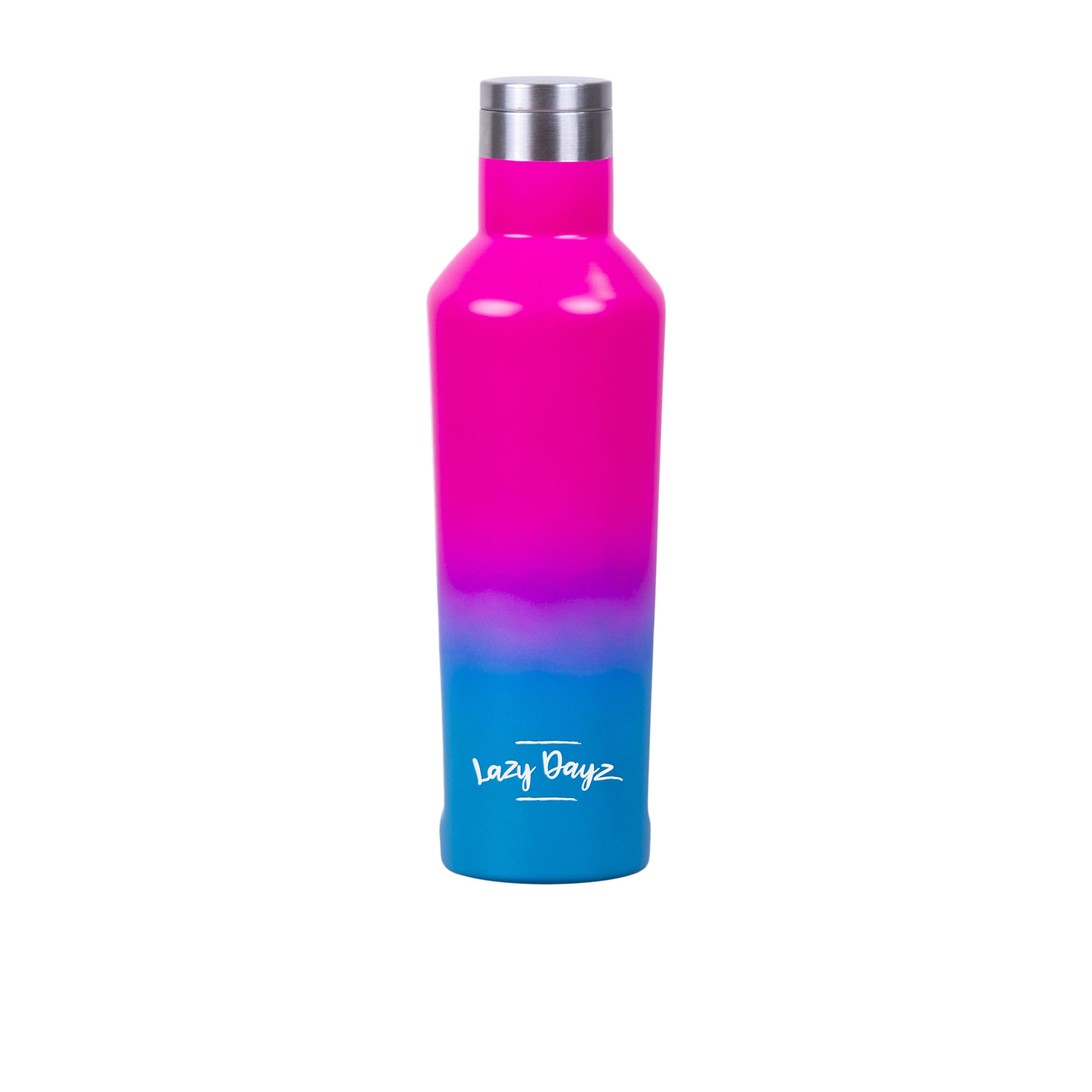 Lazy Dayz Spartan Drink Bottle 480ml Pink Blue Ombre Image 1