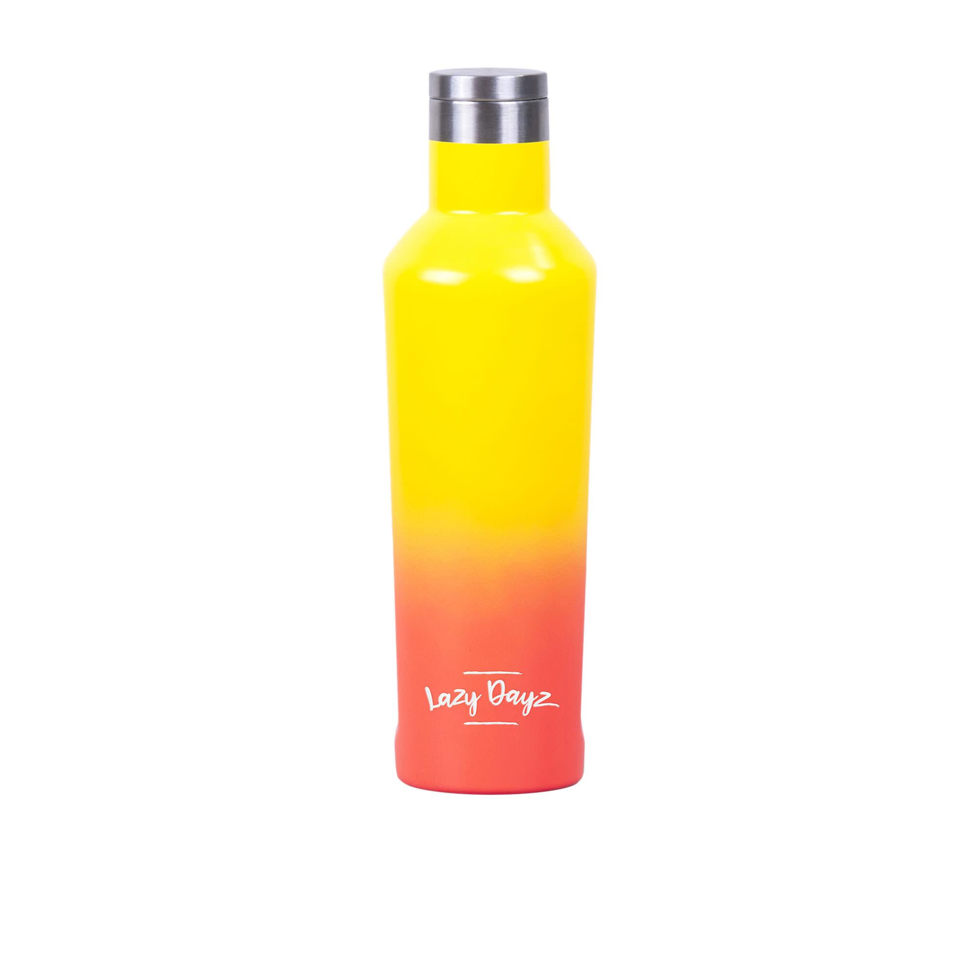 Lazy Dayz Spartan Drink Bottle 480ml Yellow Peach Ombre Image 1