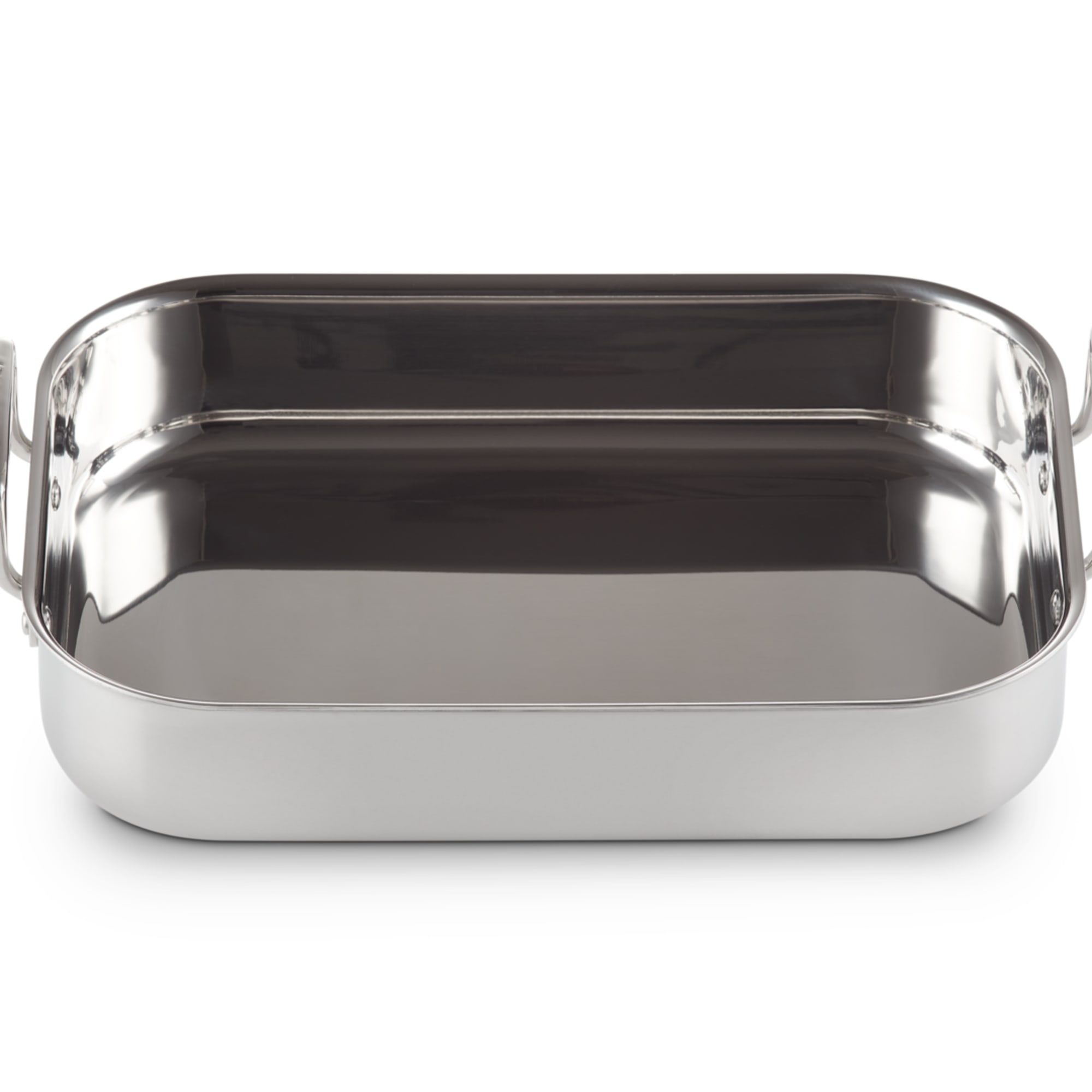 Le Creuset 3-Ply Stainless Steel Rectangular Roaster 35x25cm Image 2