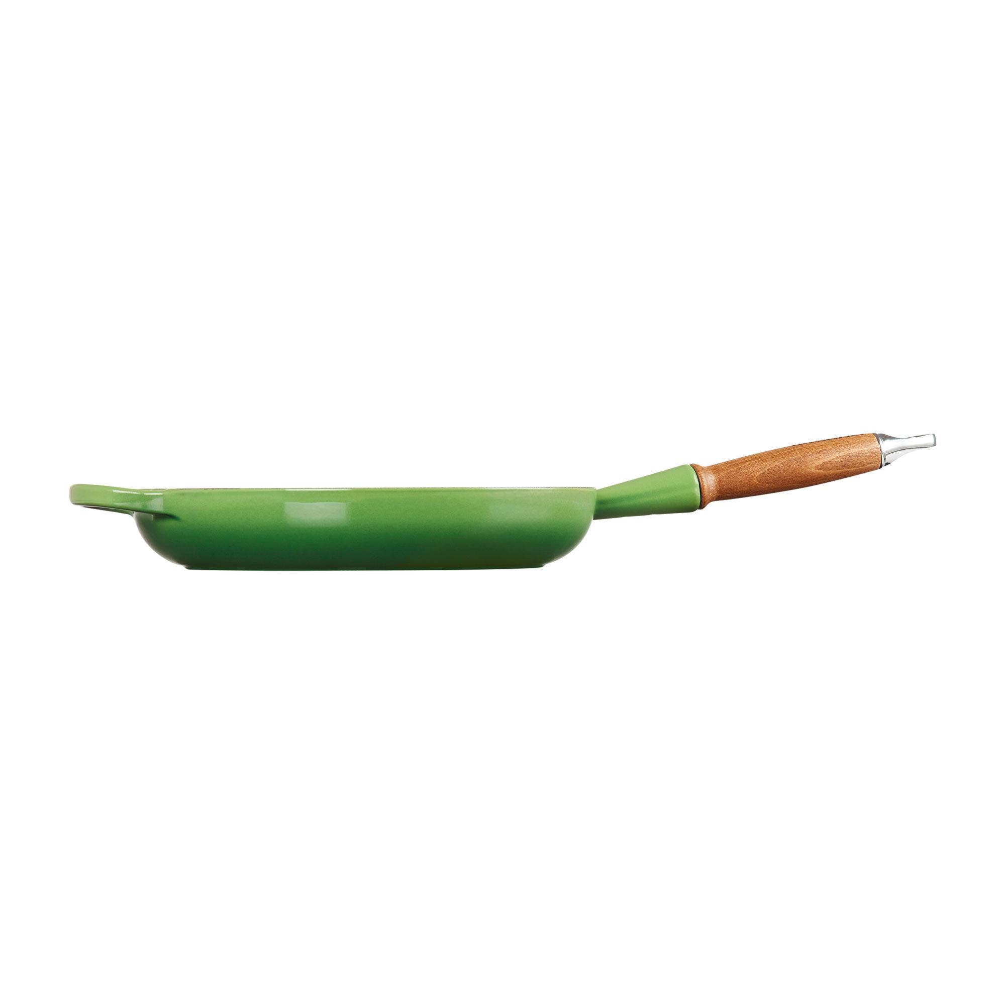 Le Creuset Signature Cast Iron Frypan 28cm Bamboo Green Image 5