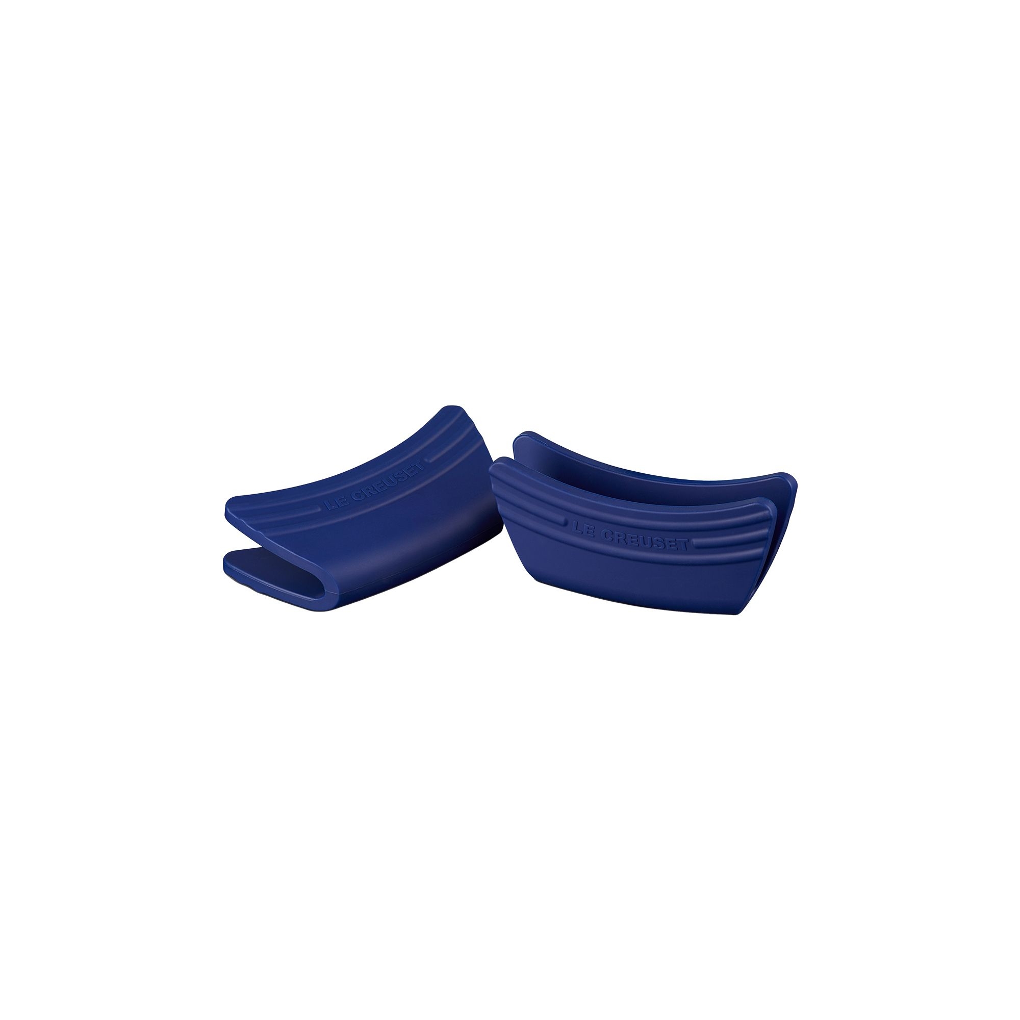Le Creuset Silicone Handle Grip Set of 2 Azure Blue Image 1