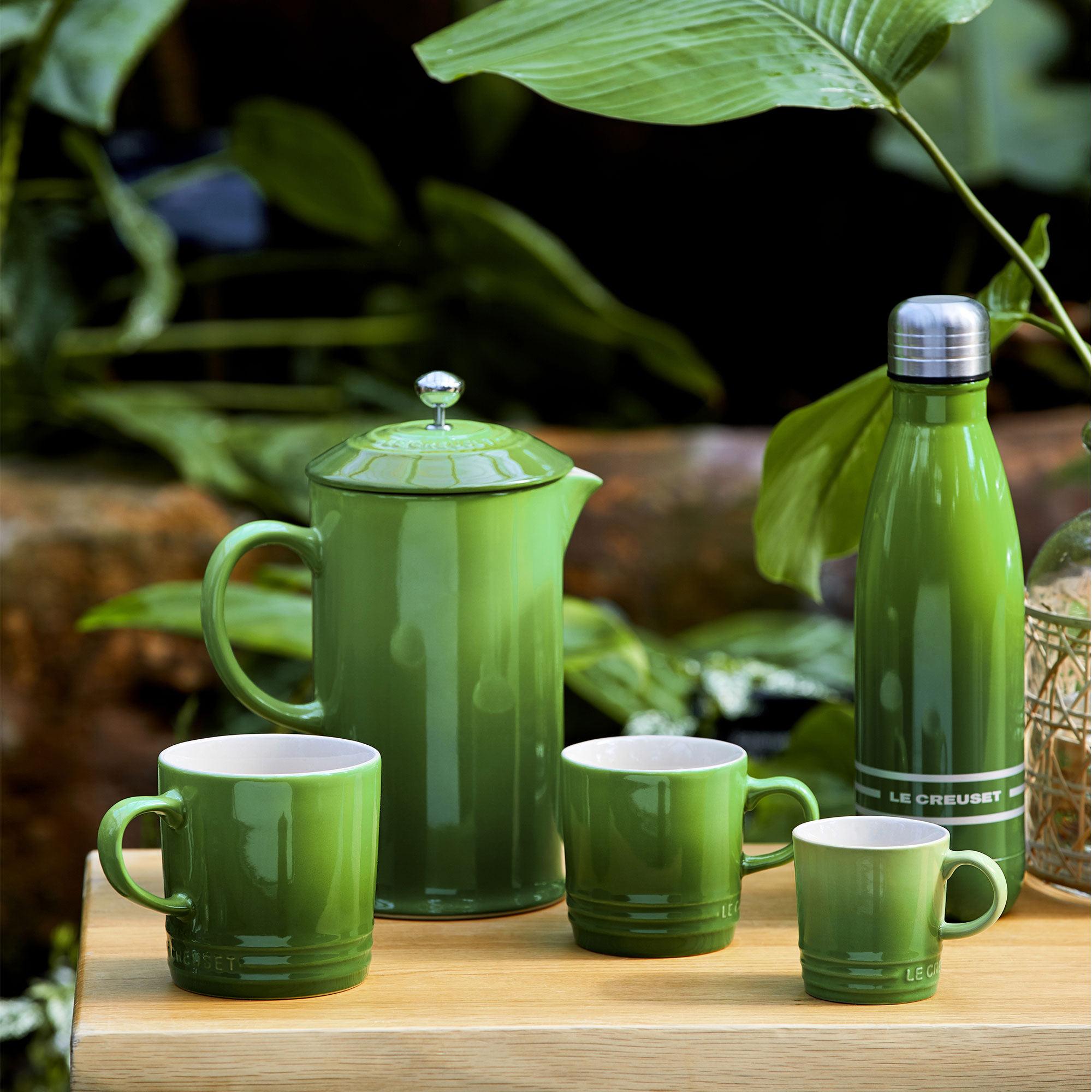 Le Creuset Stoneware French Press 800ml Bamboo Green Image 3