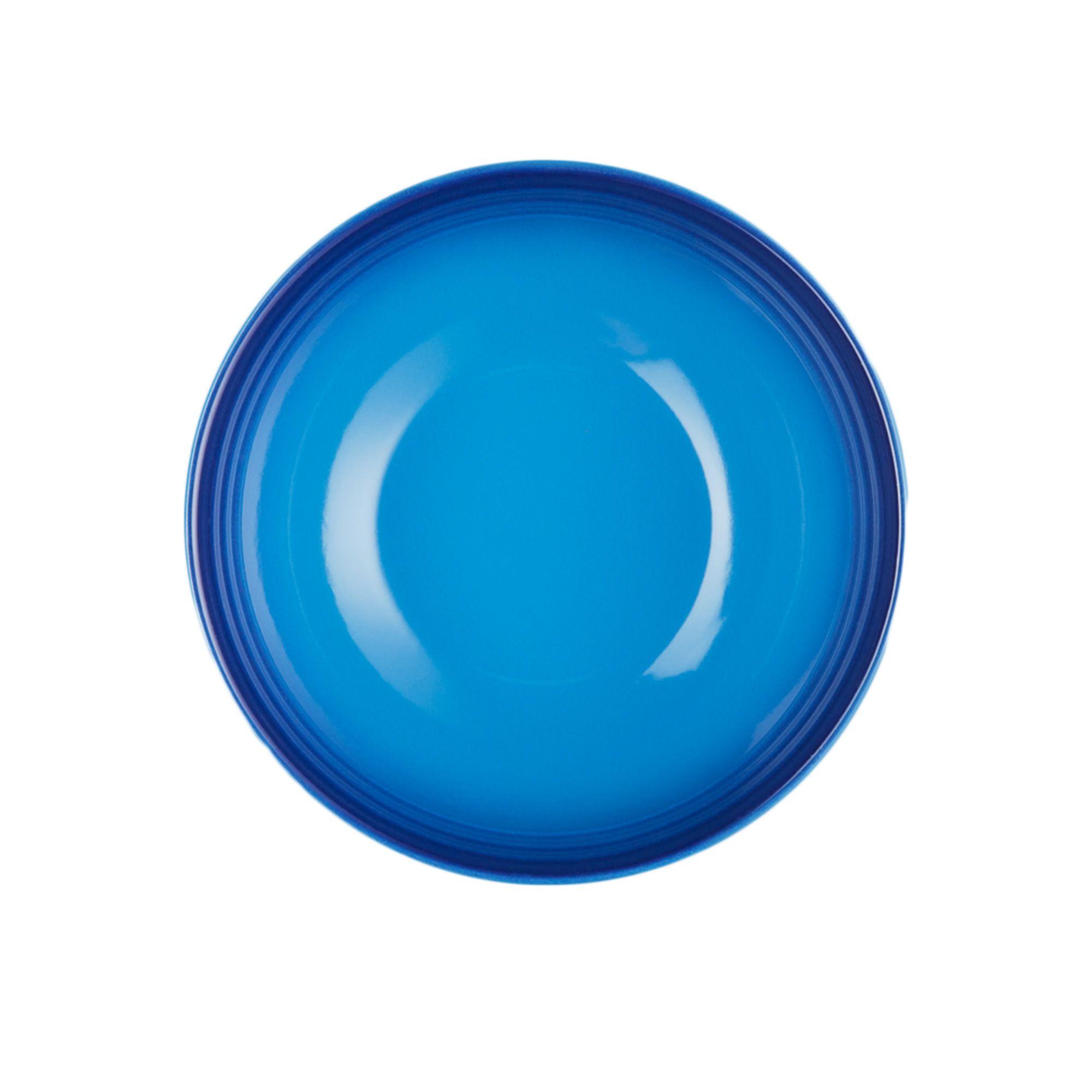 Le Creuset Stoneware Cereal Bowl Set of 4 Azure Blue Image 4